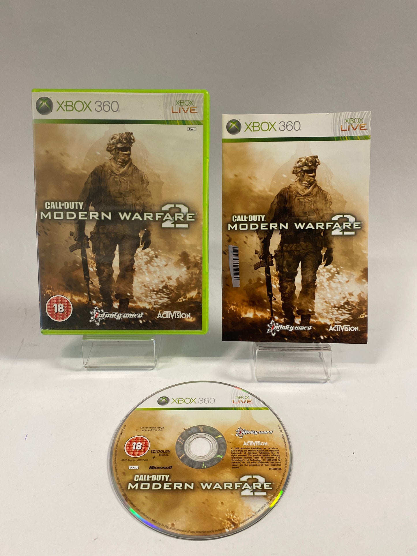 Call Of Duty Modern Warfare American Cover 2 Xbox 360
