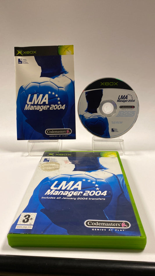 LMA Manager 2004 Xbox Original