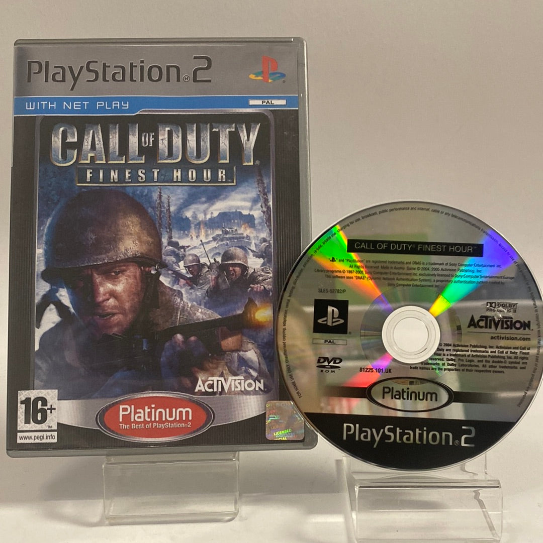 Call Of Duty Finest Hour Platinum Ed (Copy Cover) PS2