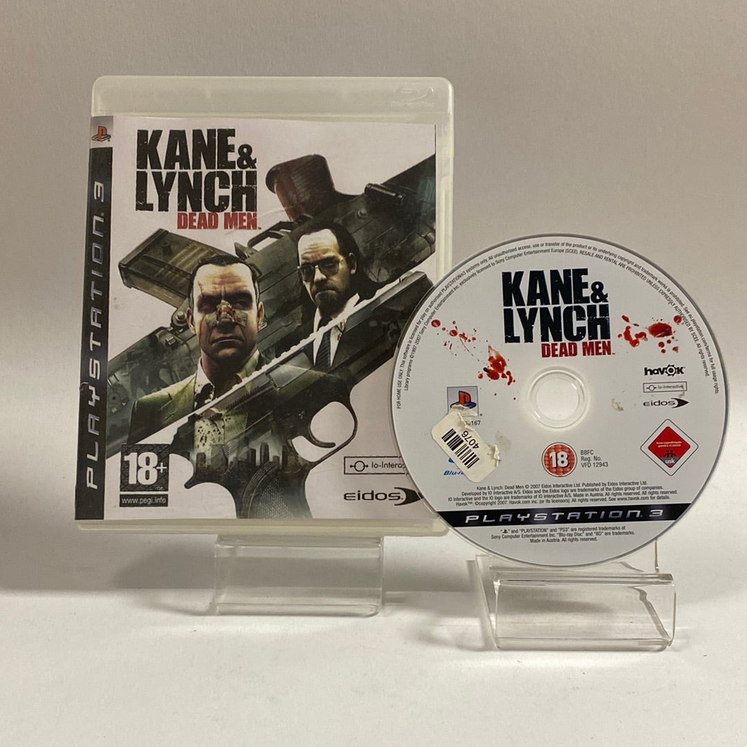 Kane & Lynch Dead Men Playstation 3 (Copy Cover)