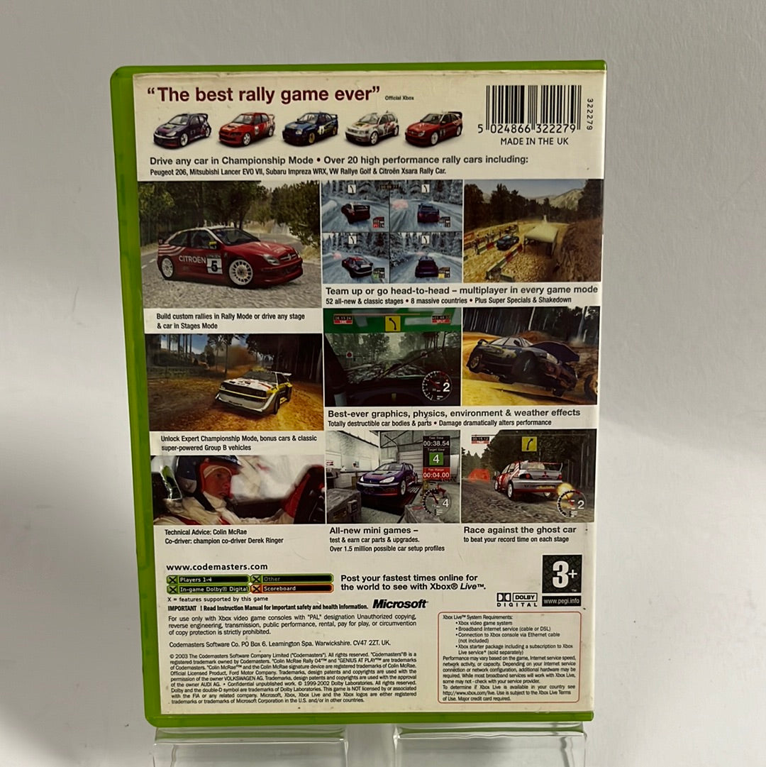 Colin Mcrea Rally 04 classics copy cover Xbox Original