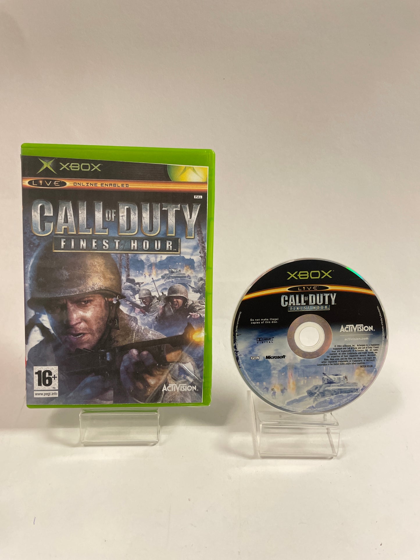 Call Of Duty Finest Hour Copy Cover (No Book) Xbox Original