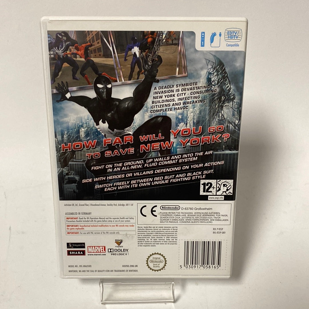 Spider-Man Web of Shadows Nintendo Wii