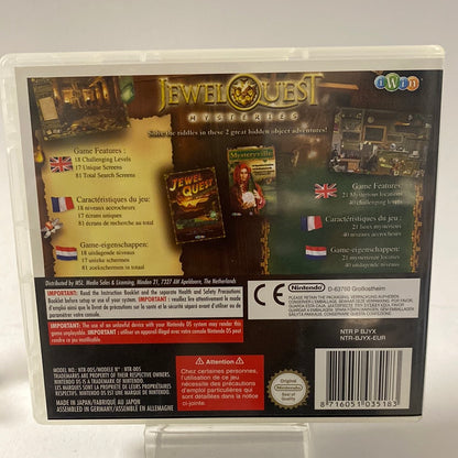 Jewel Quest Mysteries Nintendo DS