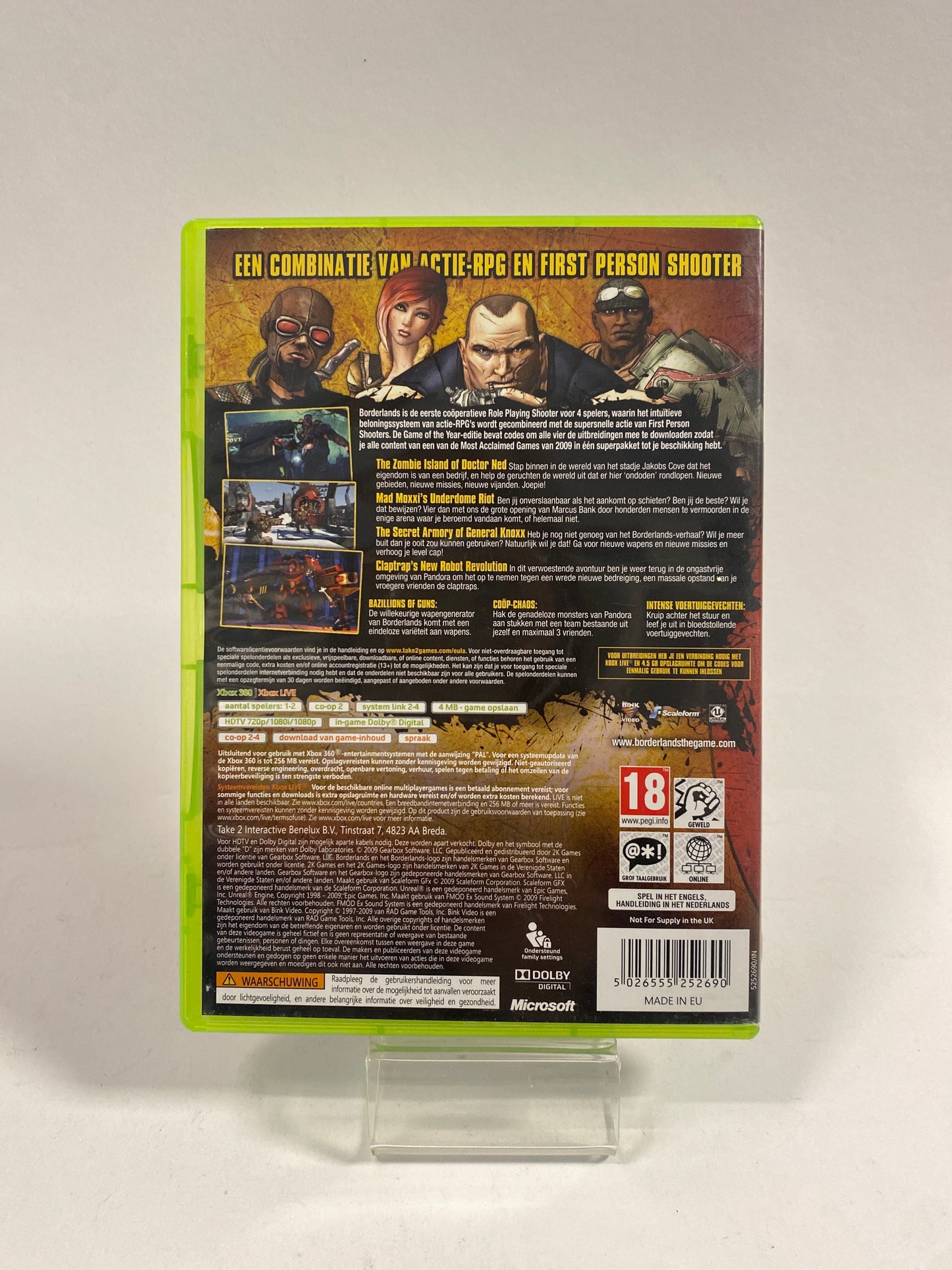 Borderlands GOTY (No Book) Xbox 360