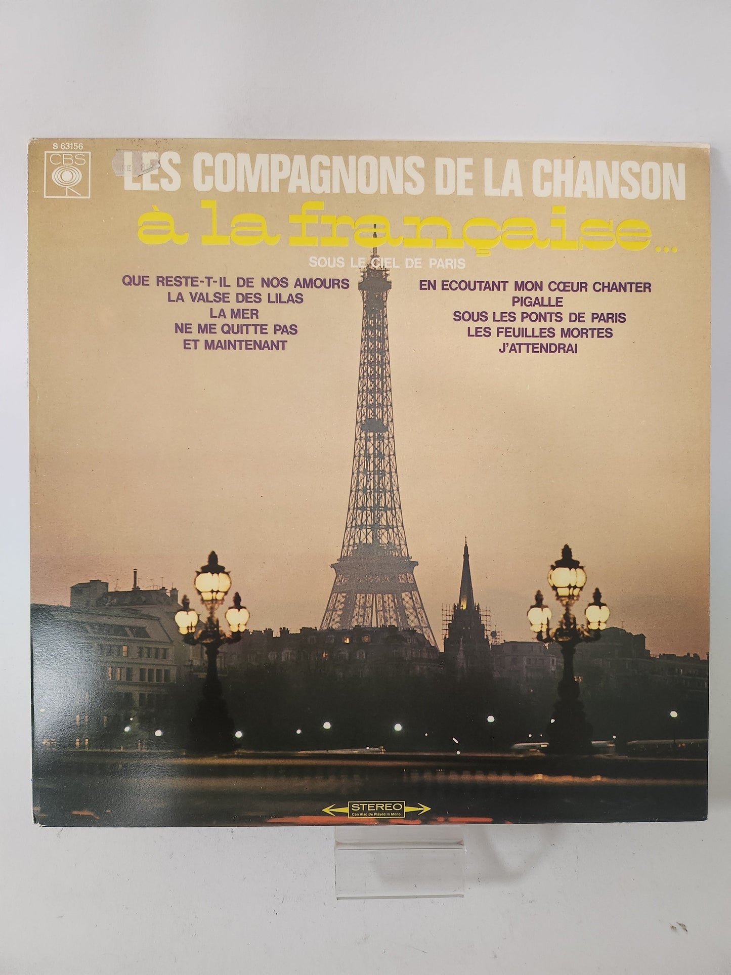 A La Française: Les Compagnons de la Chanson LP Vinyl - Lp Vinyl