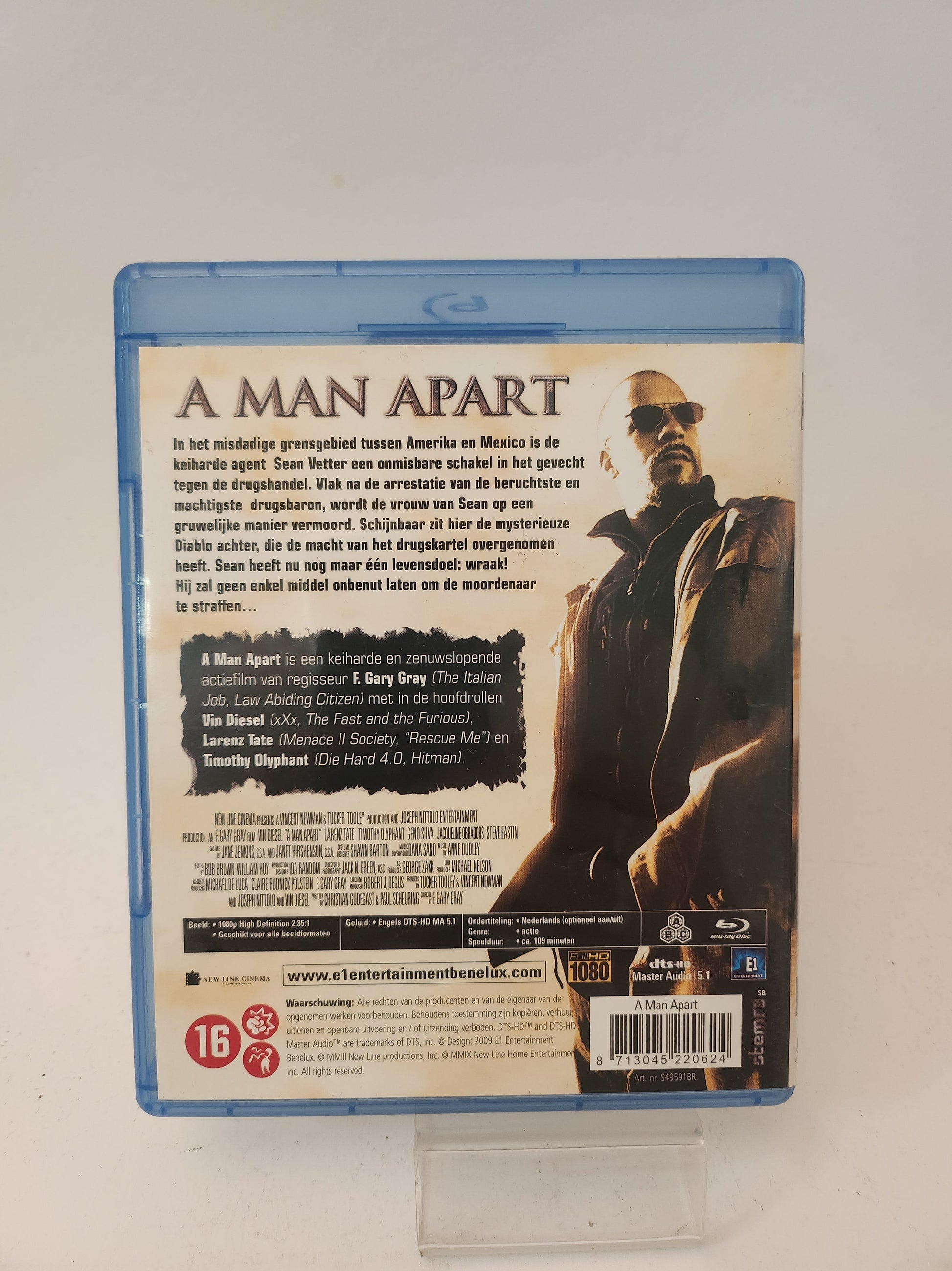A Man Apart Blu-Ray Vin Diesel - Blu-Ray