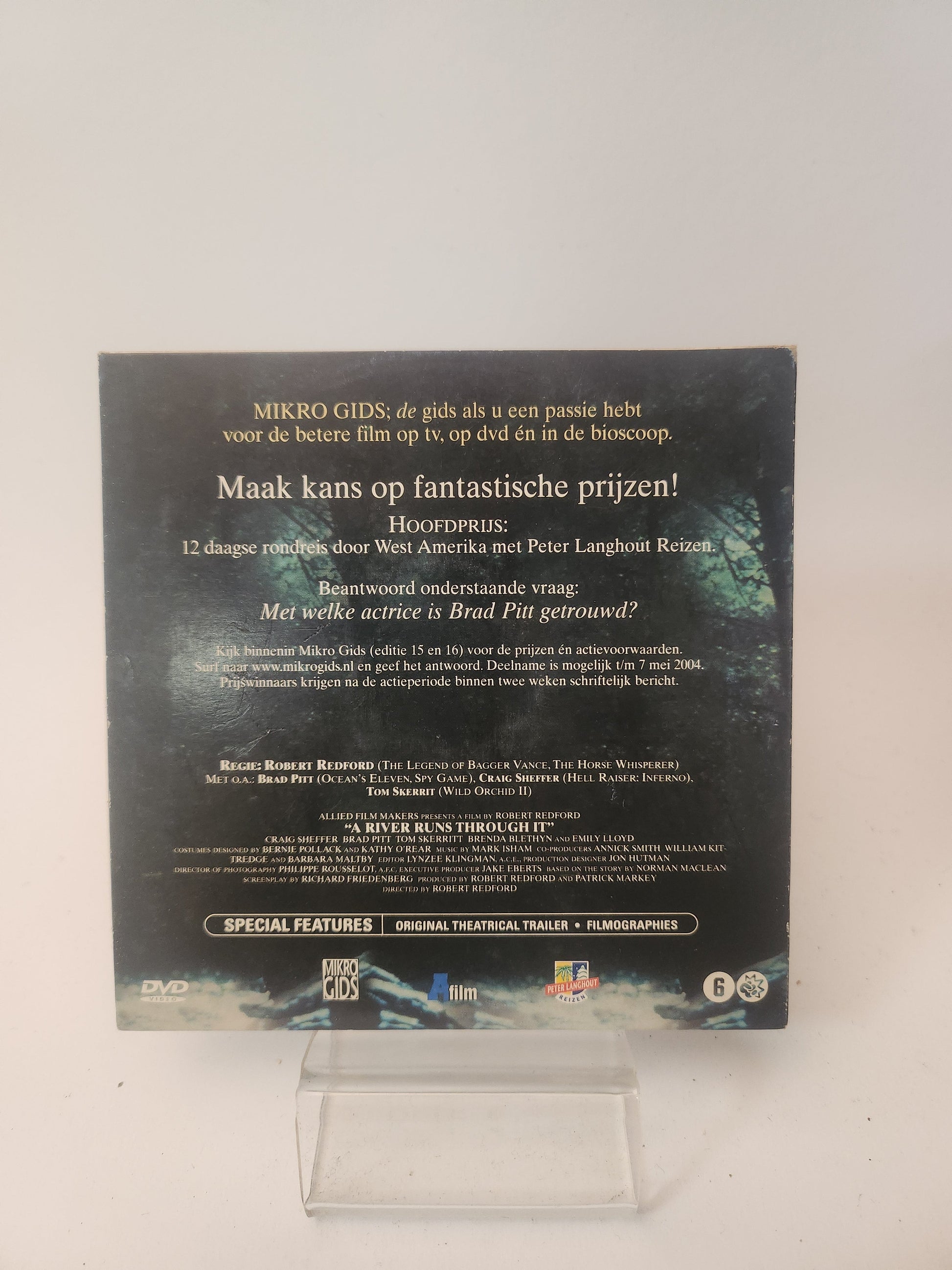 A River Runs Through It DVD - Dvd Volwassenen