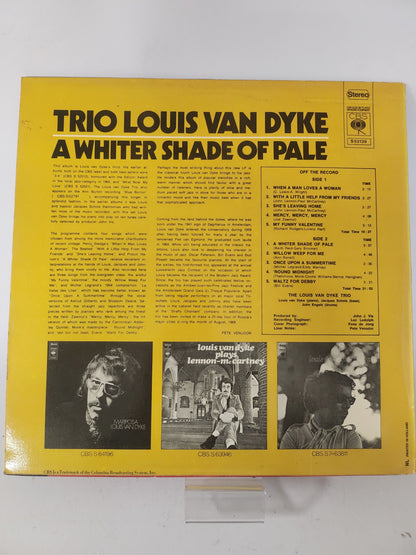 A Whiter Shade of Pale: Trio Louis van Dyke LP Vinyl - Lp Vinyl