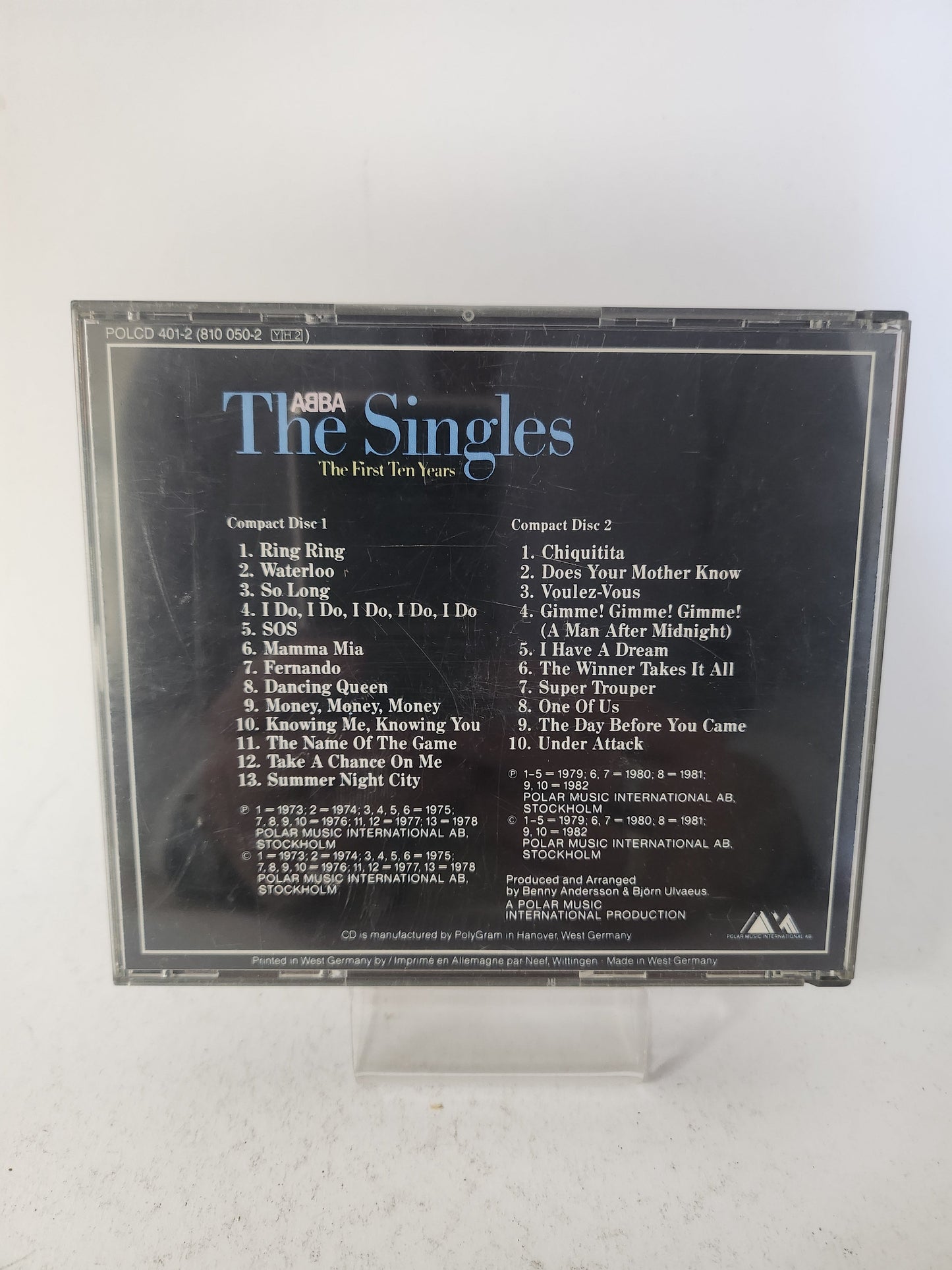 ABBA: the Singles the First Ten Years CD Box - Cd