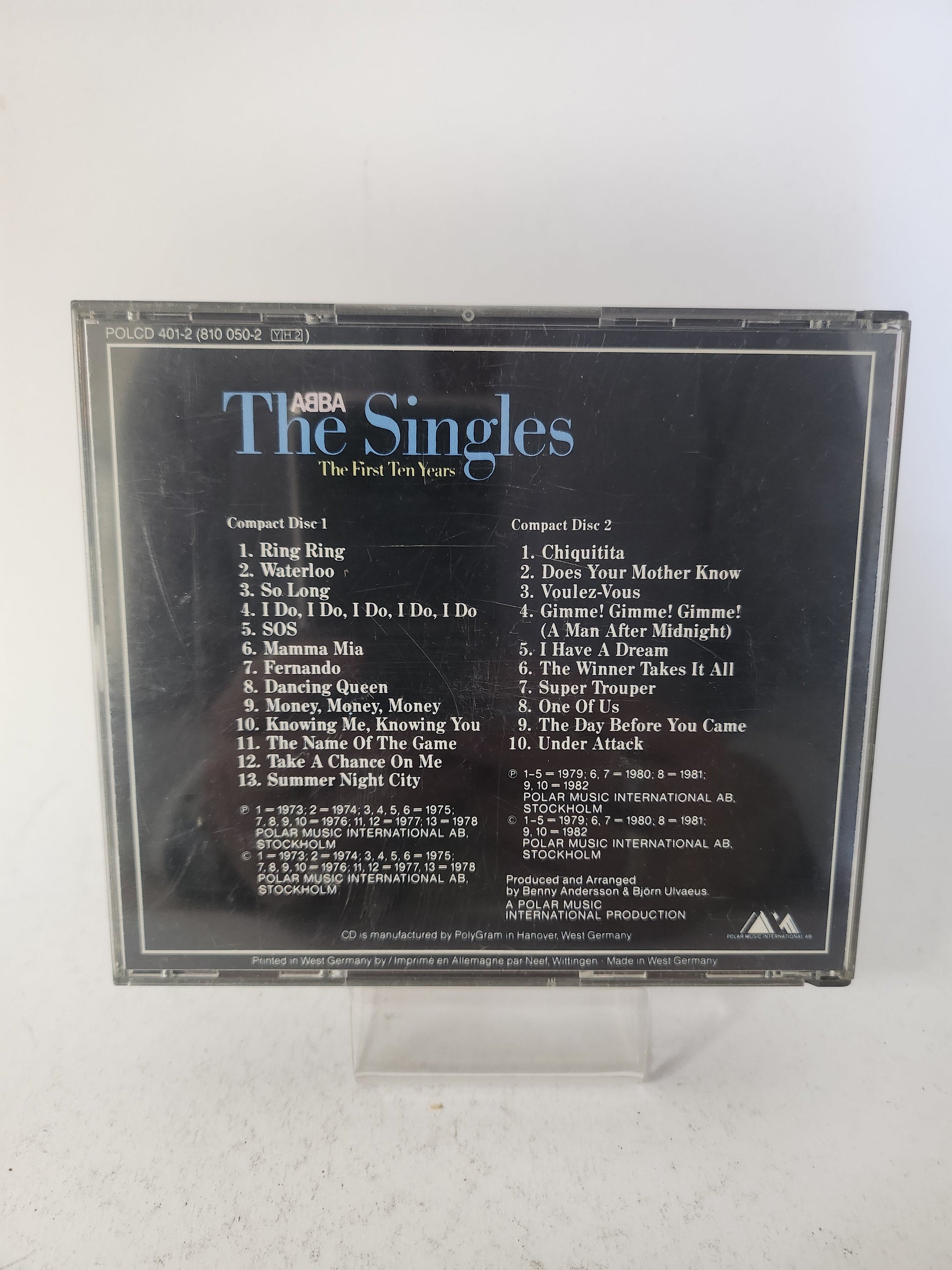 ABBA: the Singles the First Ten Years CD Box - Cd