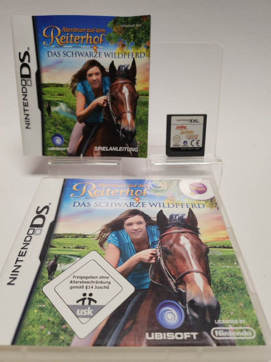 Abenteuer auf dem Reiterhof das Schwarze Wildpferd DS - Feniks Gameshop
