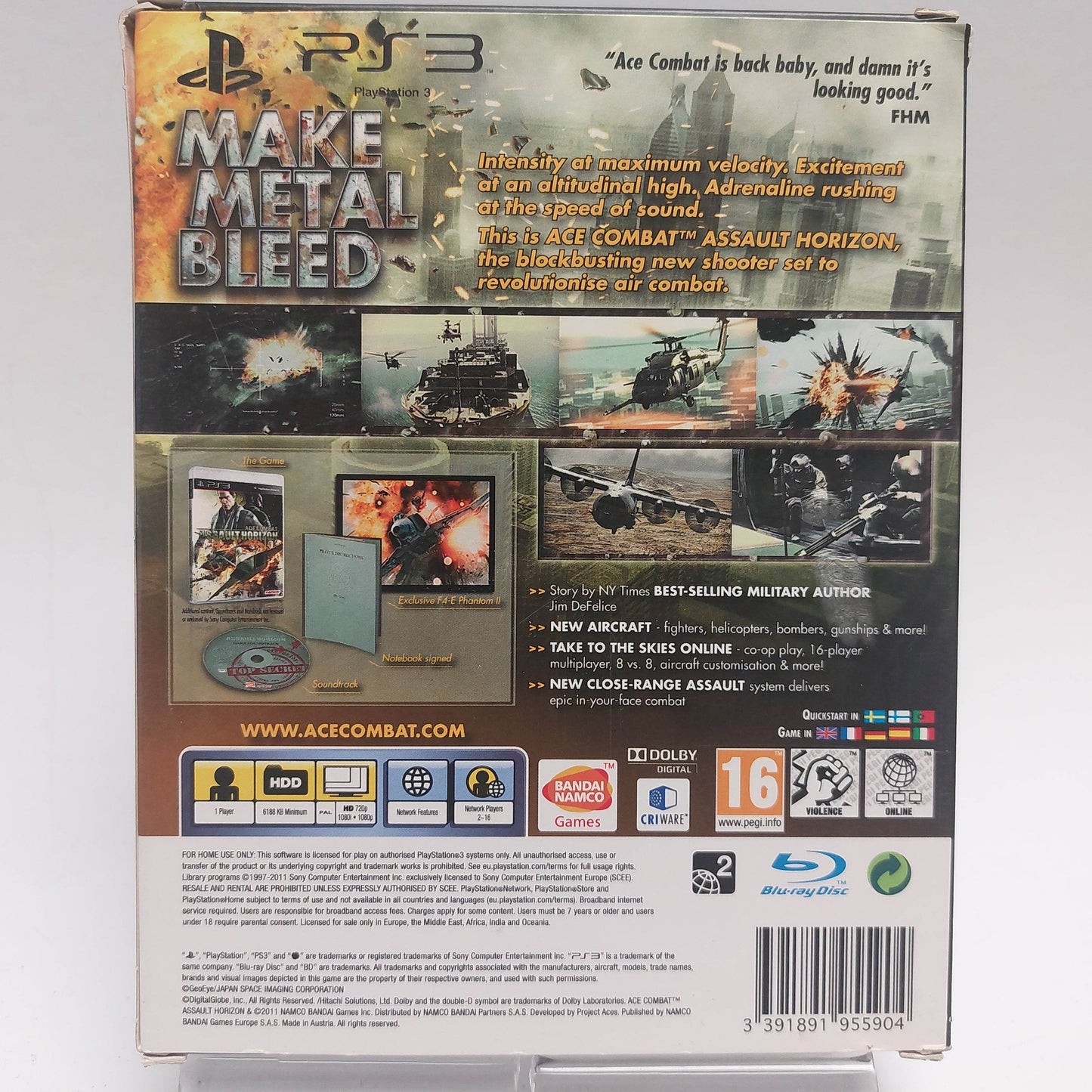 Ace Combat Assault Horizon Limited Edition Playstation 3 - Feniks Gameshop