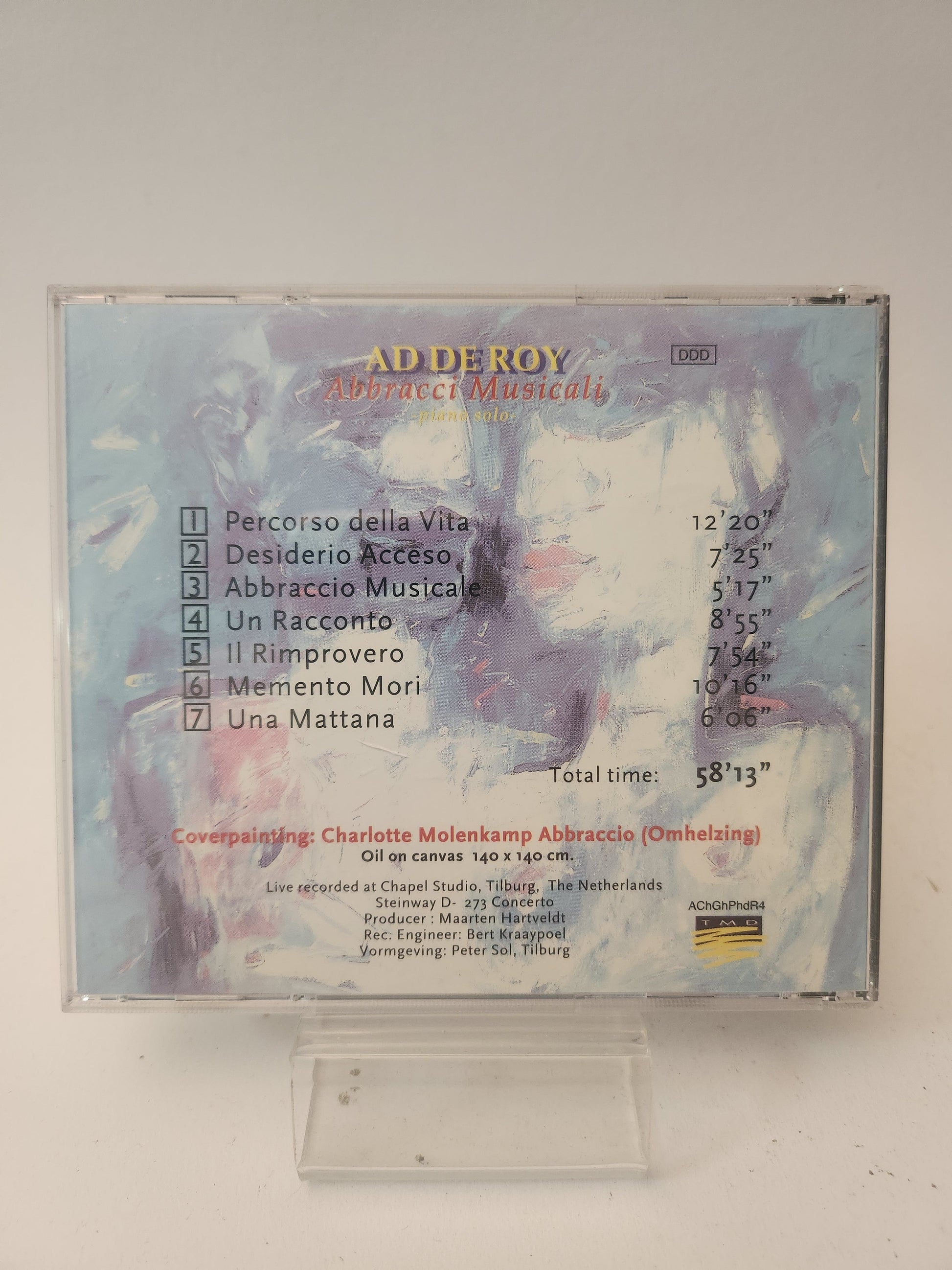 Ad de Roy: Abbracci Musicali CD - Cd