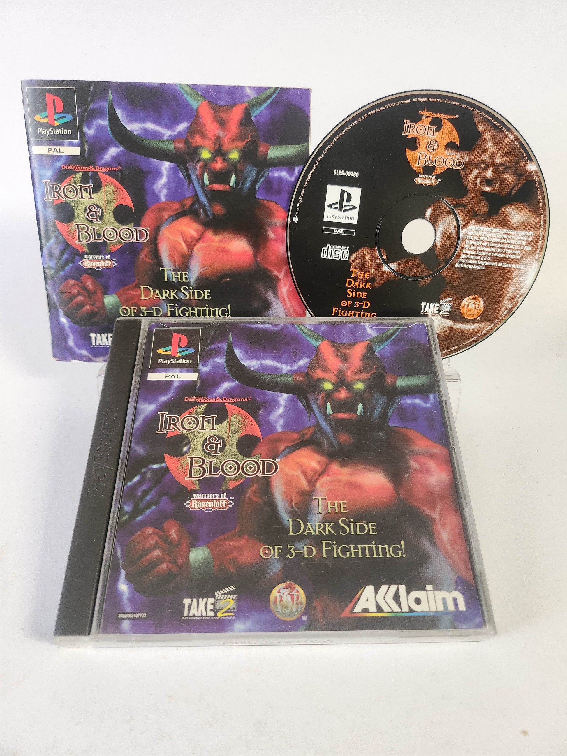 Advenced Dungeons & Dragons Iron & Blood Warriors of Ravenloft Playstation 1 - Feniks Gameshop