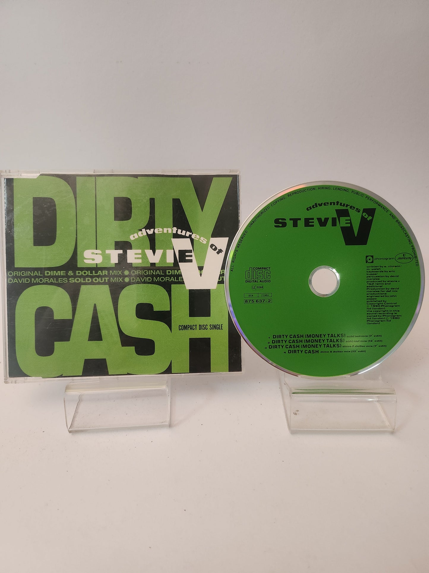 Adventures of Stevie V: Dirty Cash CD Single - CD Single