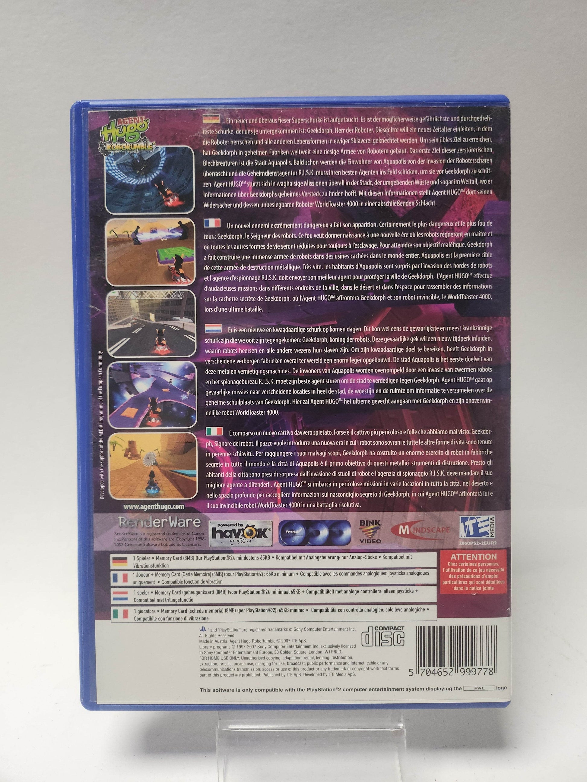 Agent Hugo Roborumble (No Book) PlayStation 2 - Feniks Gameshop