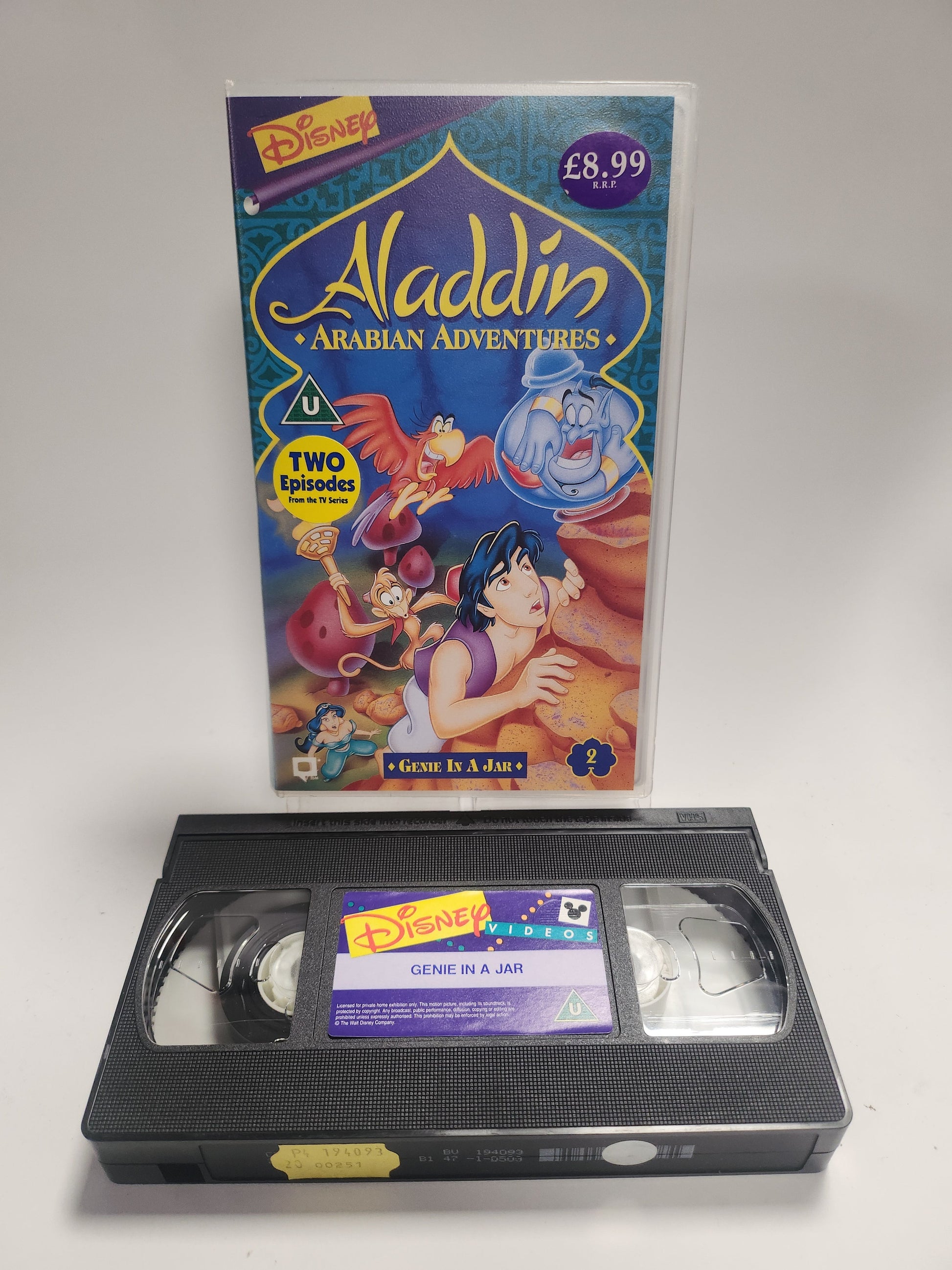 Aladdin: Arabian Adventures: Genie in a Jar VHS Kids - VHS Kids