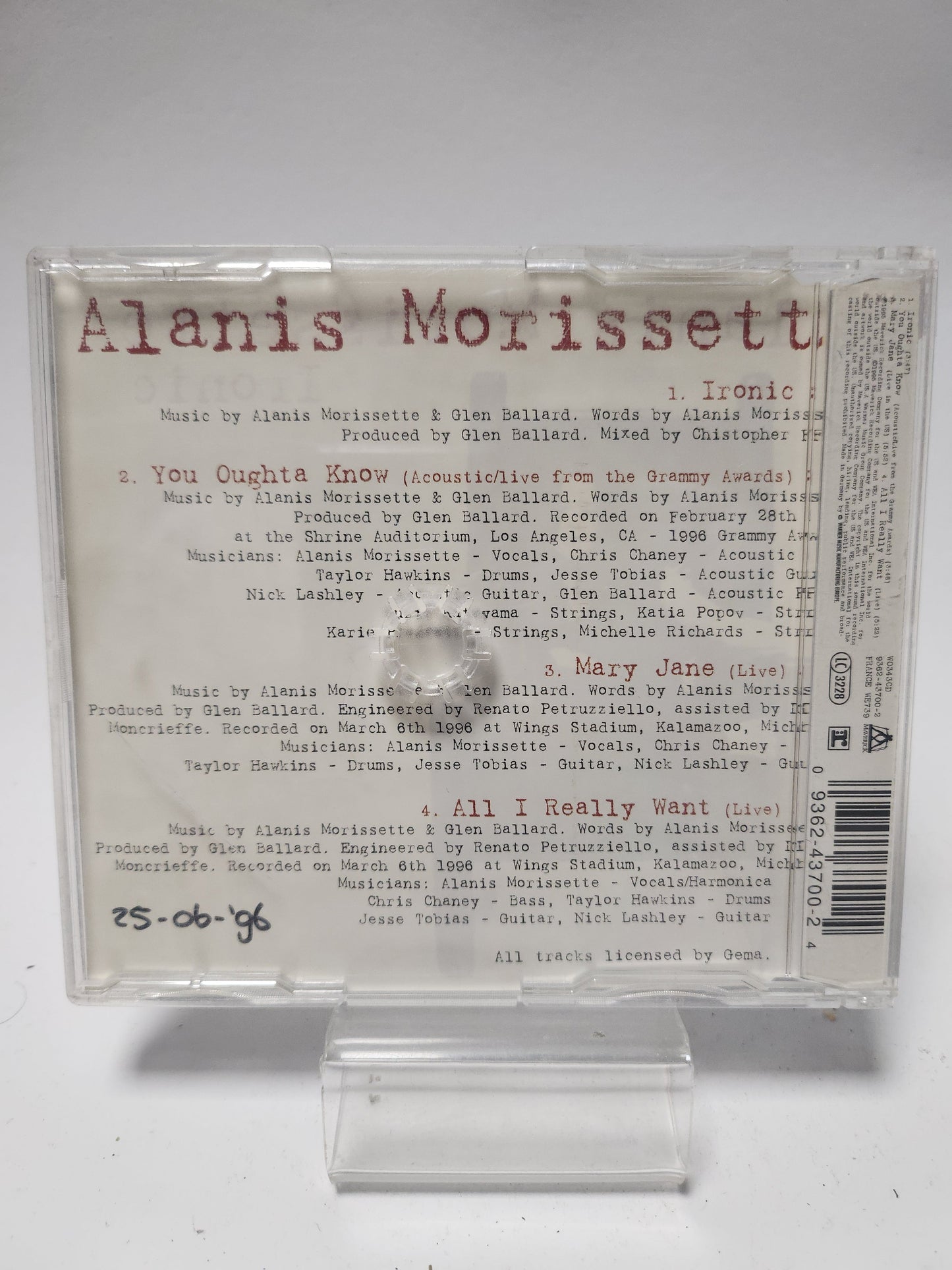 Alanis Morissette: Ironic CD Single - CD Single