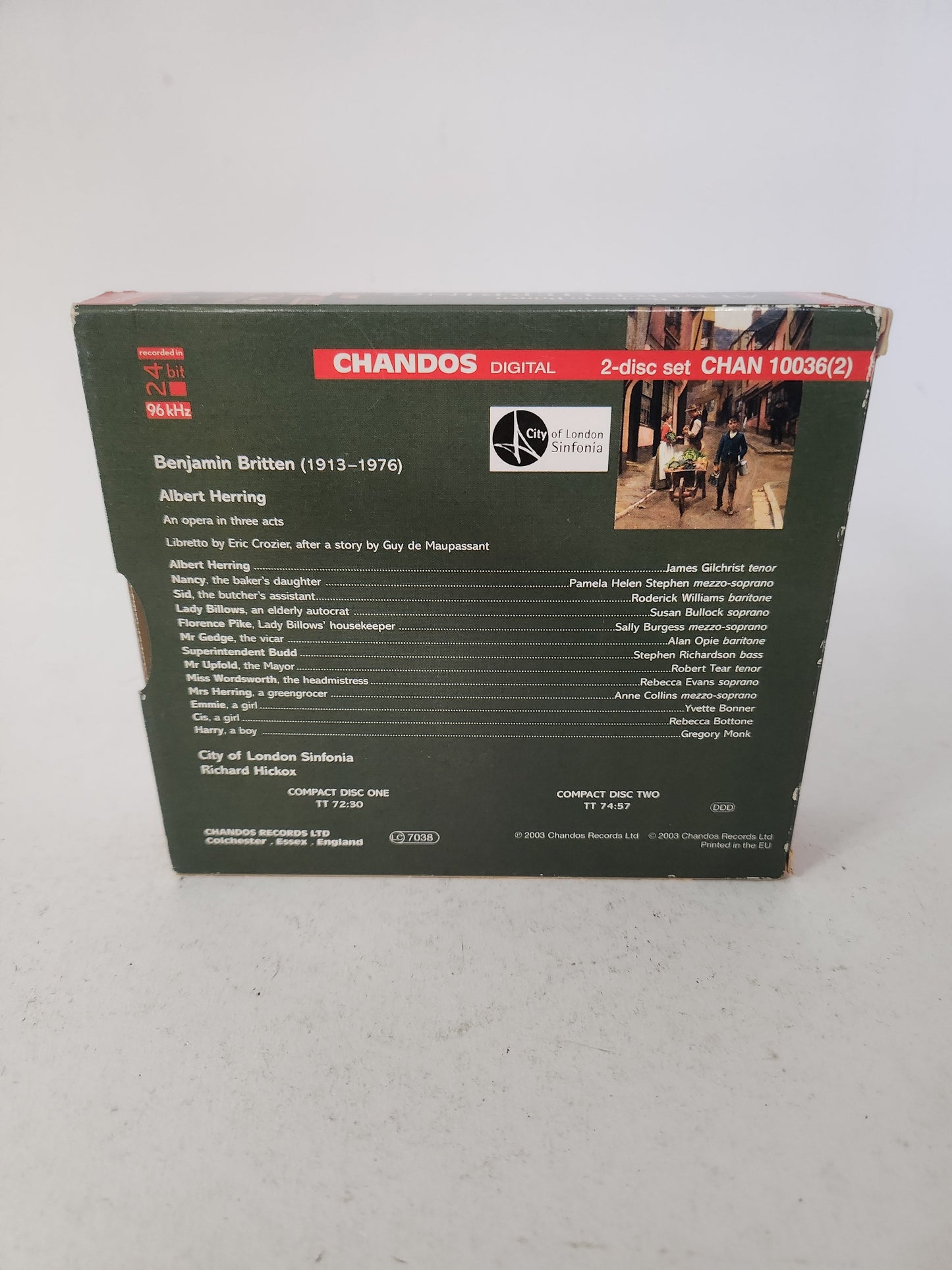 Albert Herring: Benjamin Britten CD Box - Cd