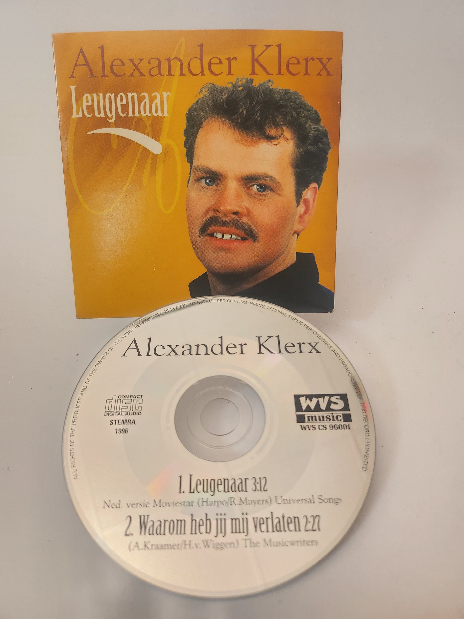 Alexander Klerx: Leugenaar CD - CD Single