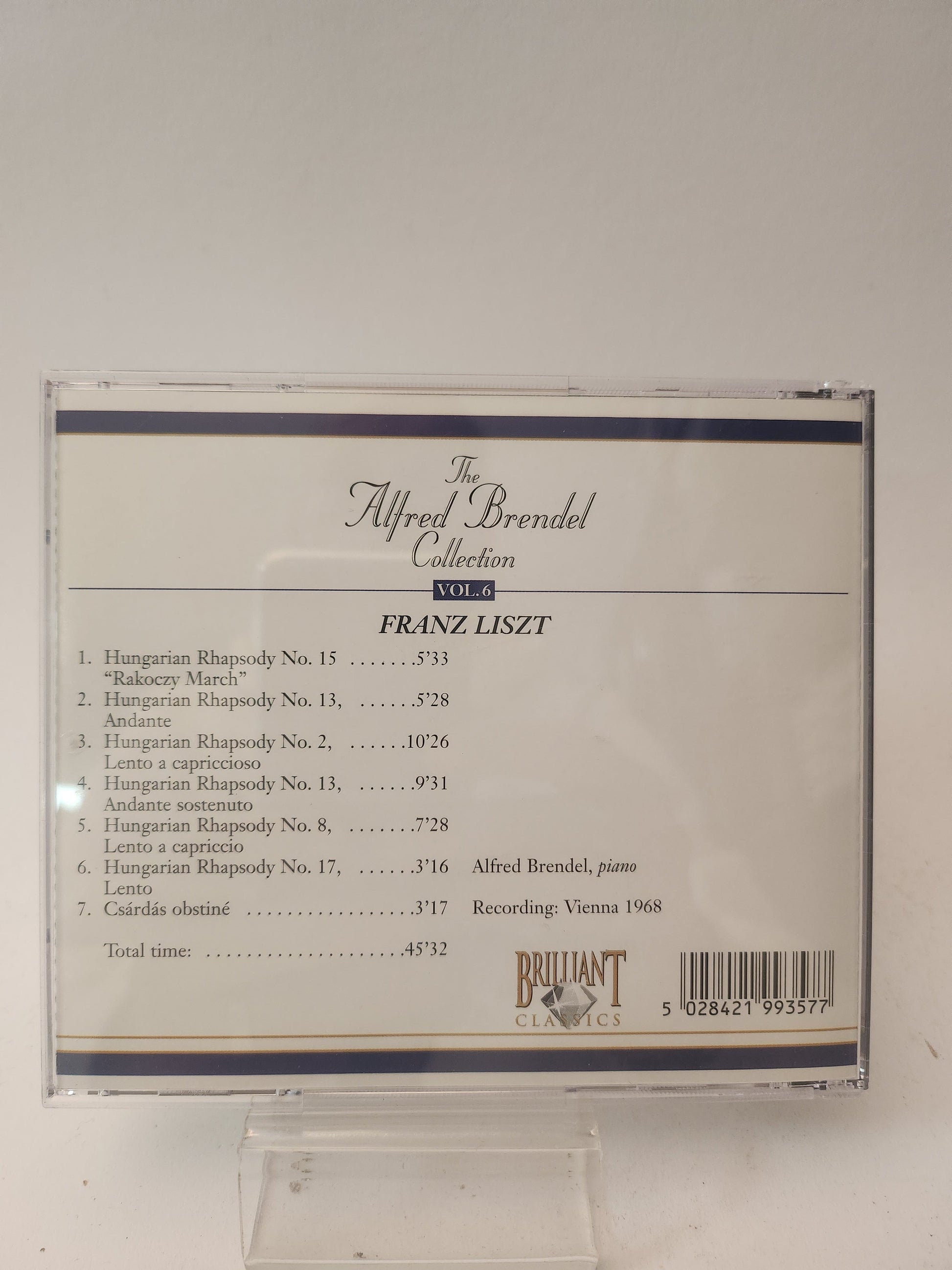 Alfred Brendel Collection Volume 6 CD - Cd