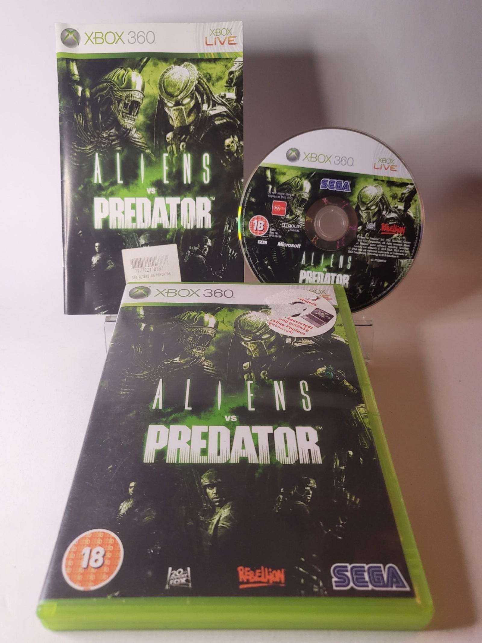 Aliens vs Predator Xbox 360 - Feniks Gameshop