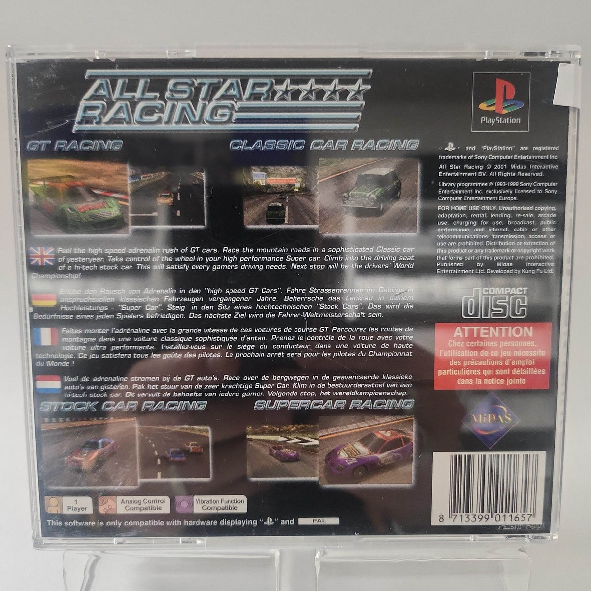 All Star Racing Playstation 1 - Feniks Gameshop