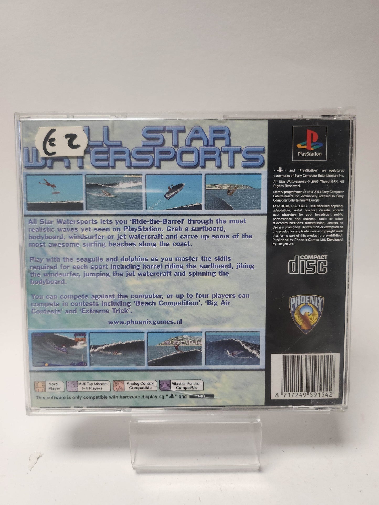 All Star Watersports (No Book, Bad Case) PlayStation 1 - Feniks Gameshop