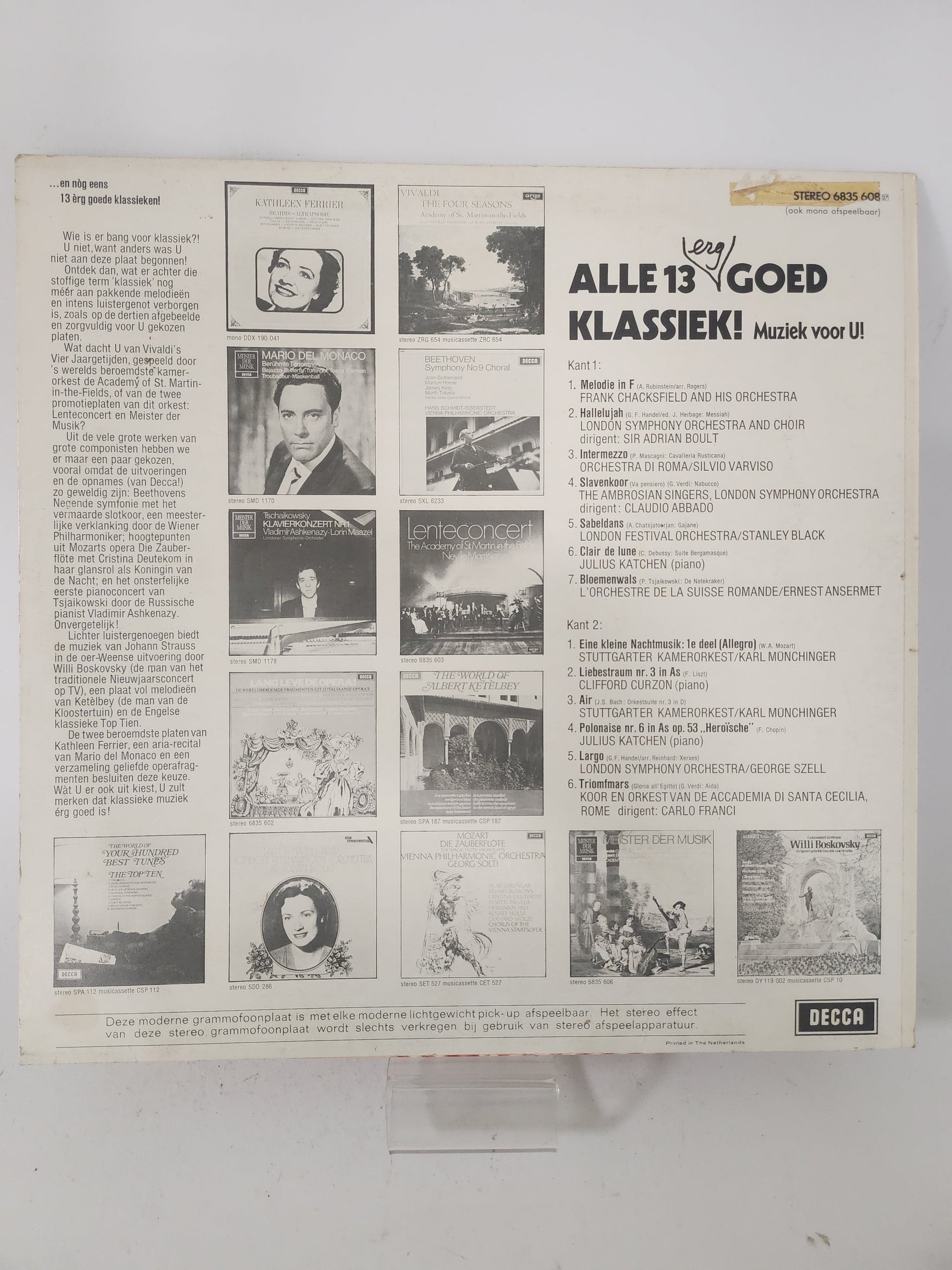 Alle 13 (Erg) Goed Klassiek LP Vinyl - Lp Vinyl