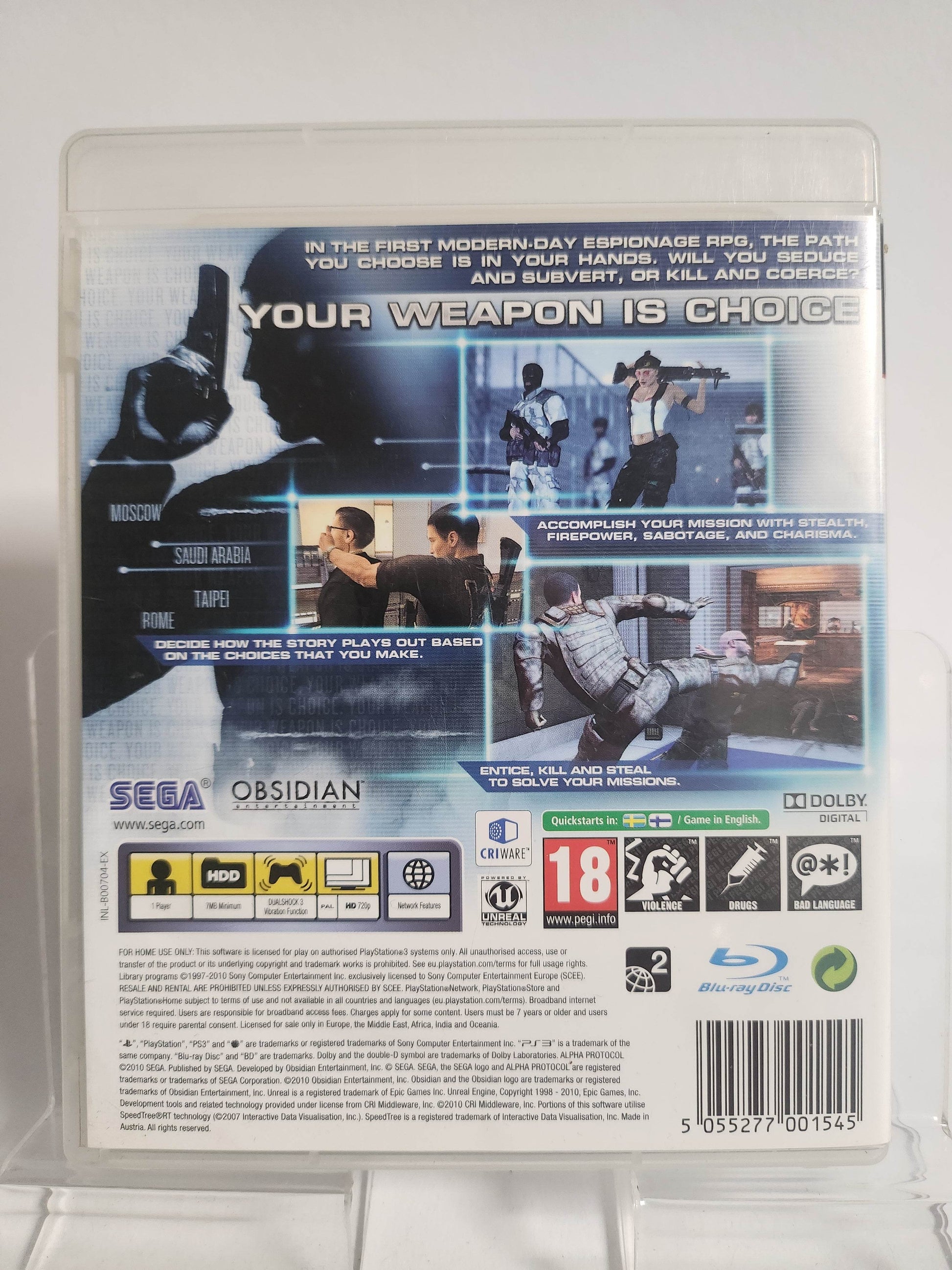 Alpha Protocol the Espionage RPG Playstation 3 - Feniks Gameshop