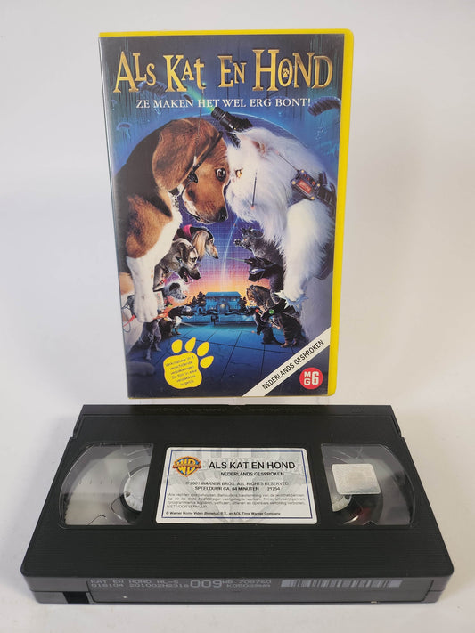 Als Kat en Hond: Ze Maken het wel Erg Bont VHS Kids - Feniks Gameshop