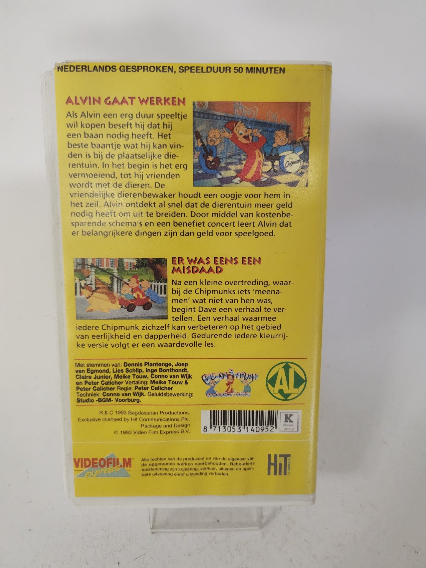 Alvin and the Chipmunks Dubbel Verhaal VHS Kids - VHS Kids