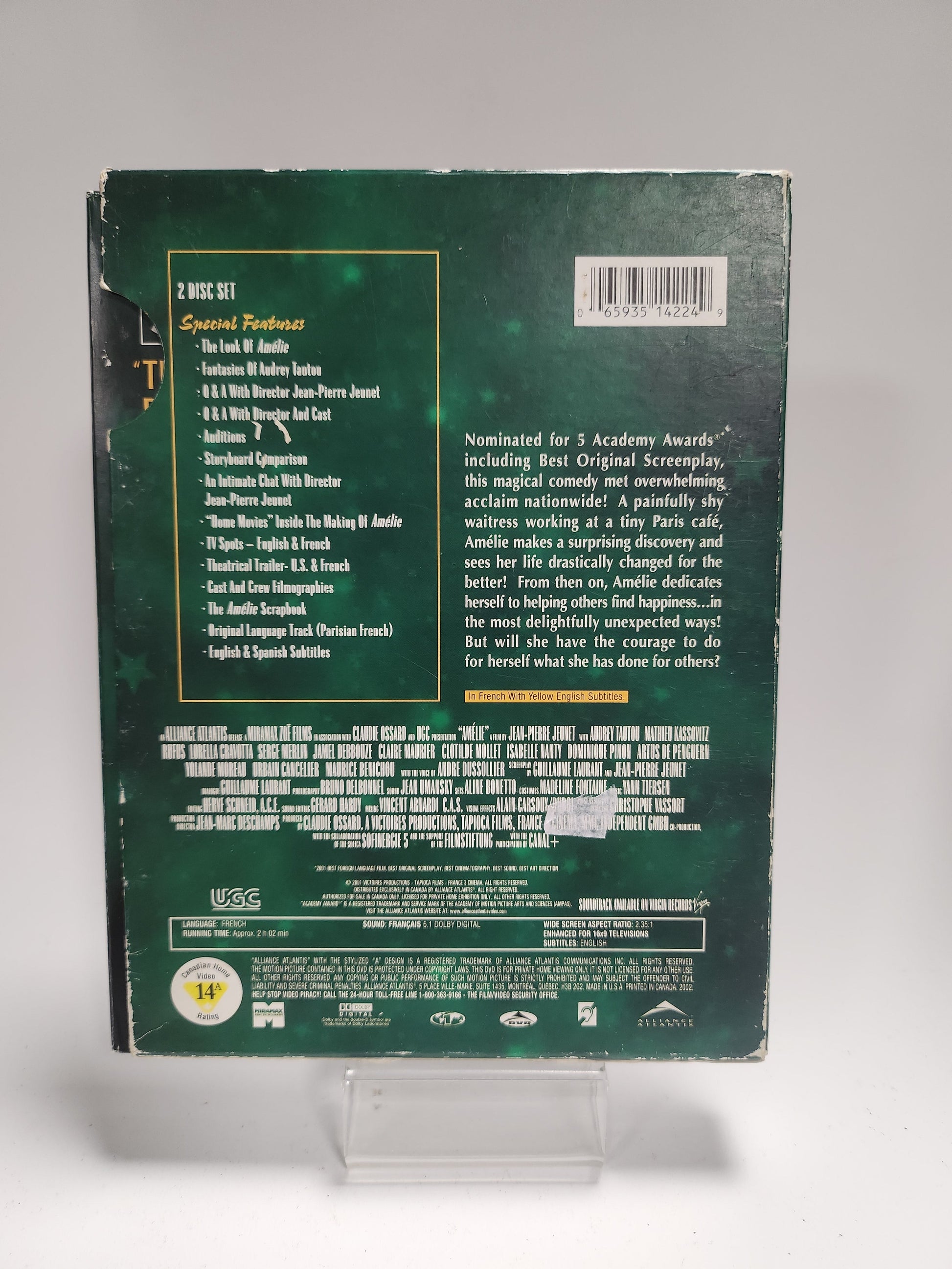 Amelie 2 Disc Edition DVD Box - Dvd Volwassenen