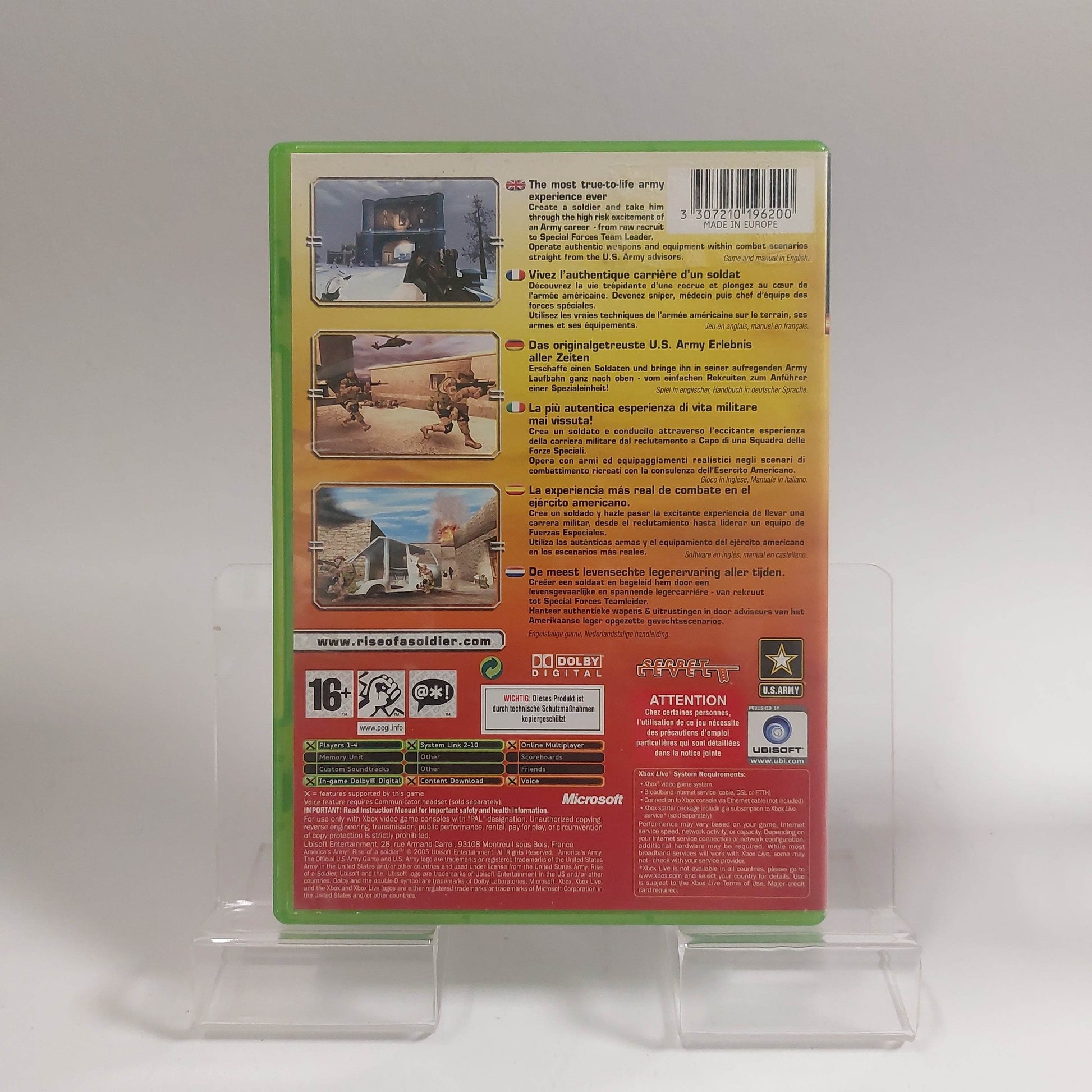 America's Army Rise of a Soldier Xbox Original - Feniks Gameshop