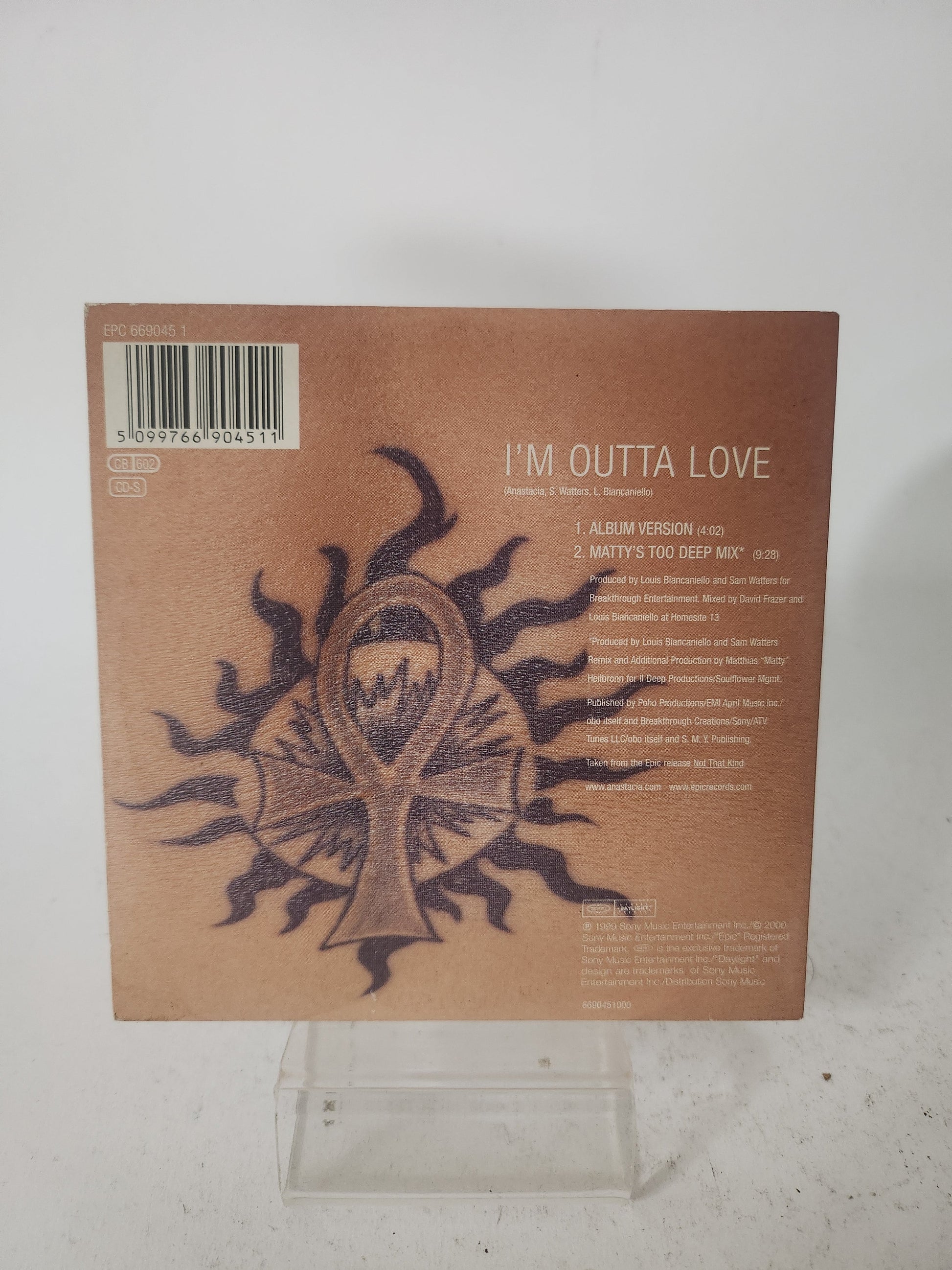 Anastacia: I’m Outta Love CD Single - CD Single
