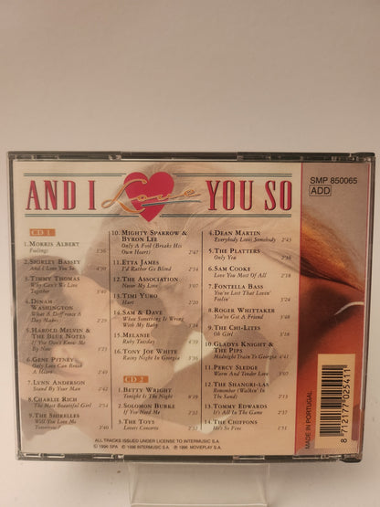 And I Love You So CD - Cd