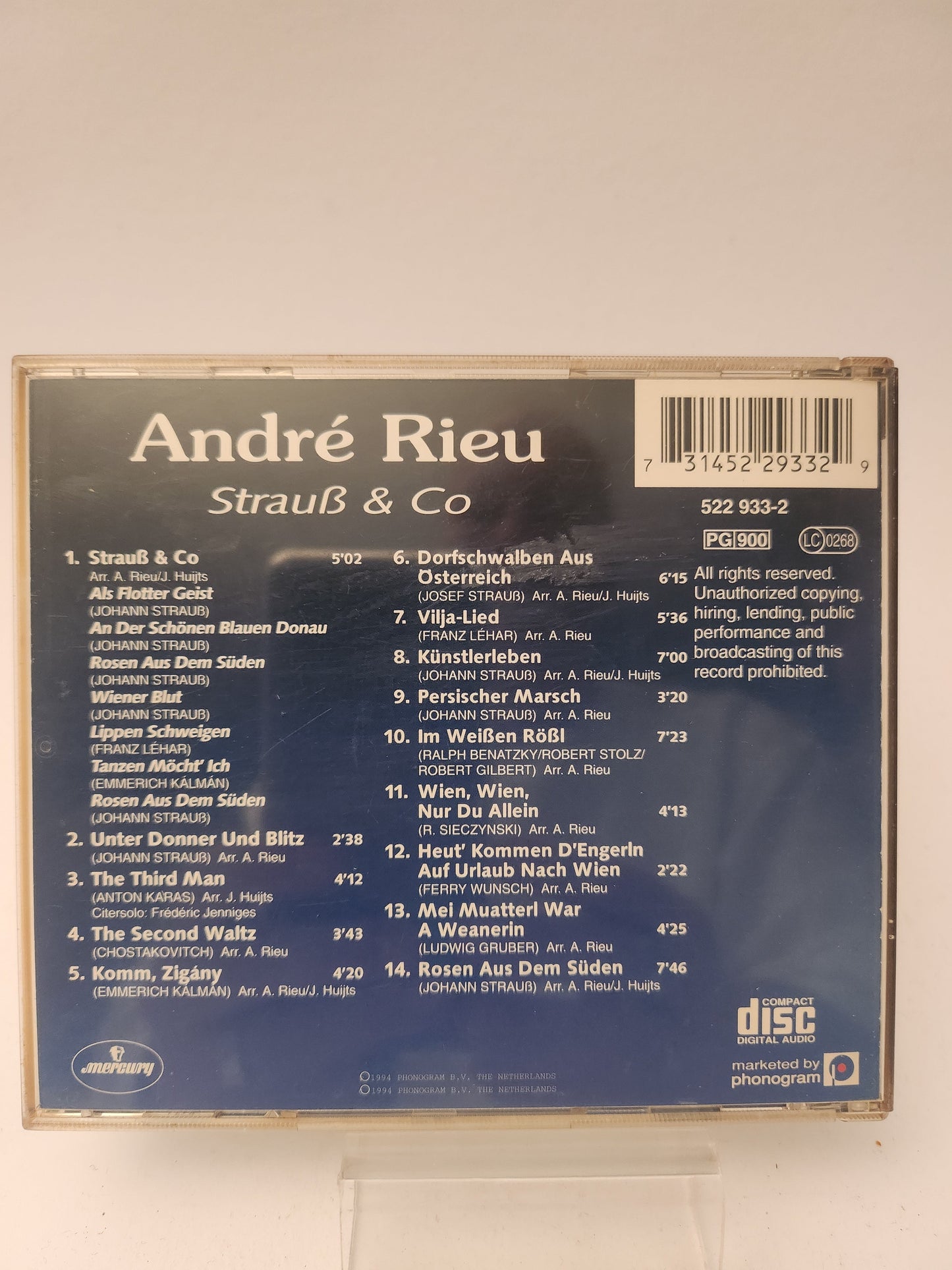 André Rieu: Strauss & Co CD - Cd