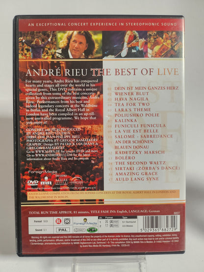 Andre Rieu ’the Best of Live’ DVD - Dvd Muziek