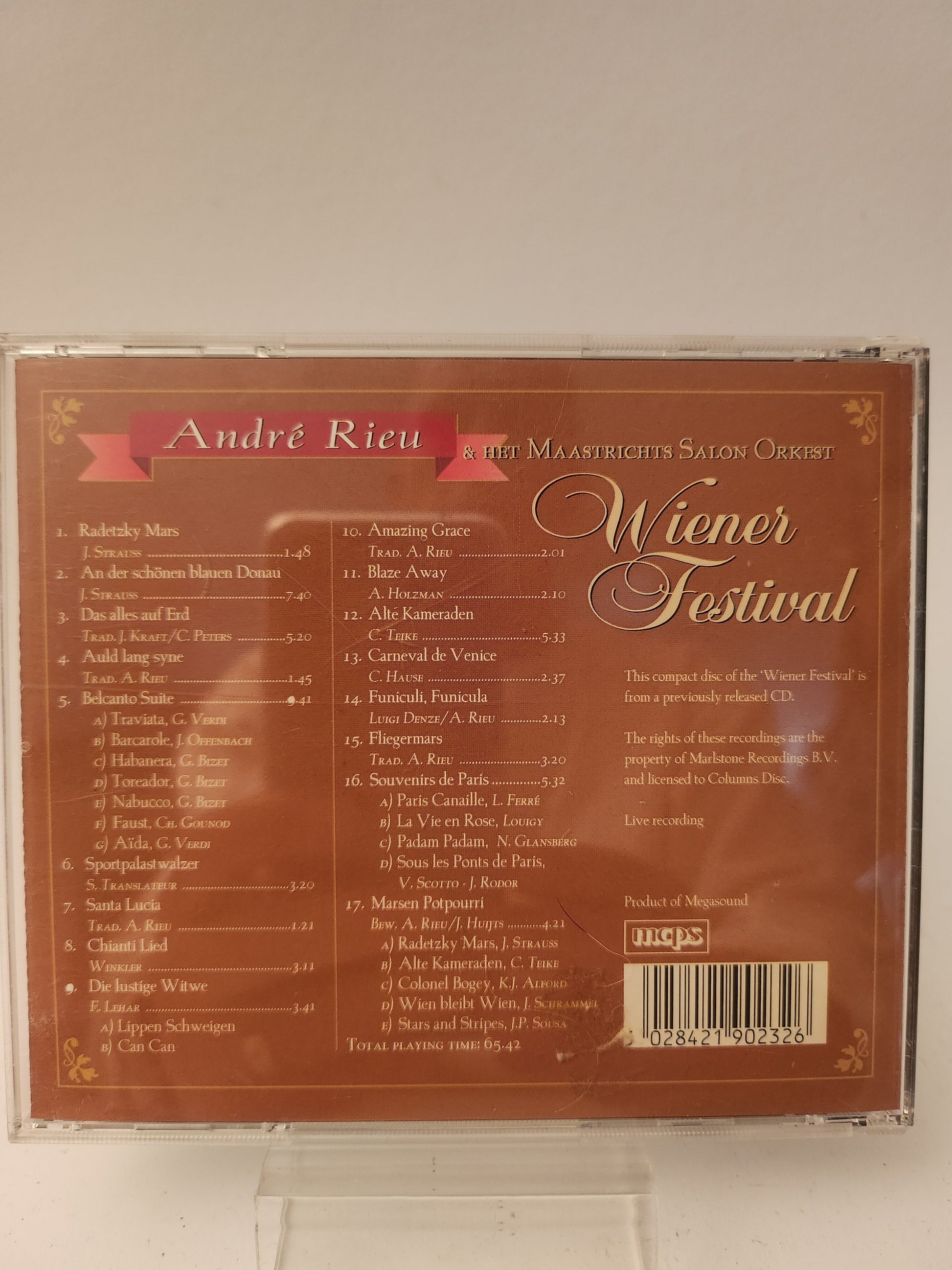 Andre Rieu: Wiener Festival CD - Cd