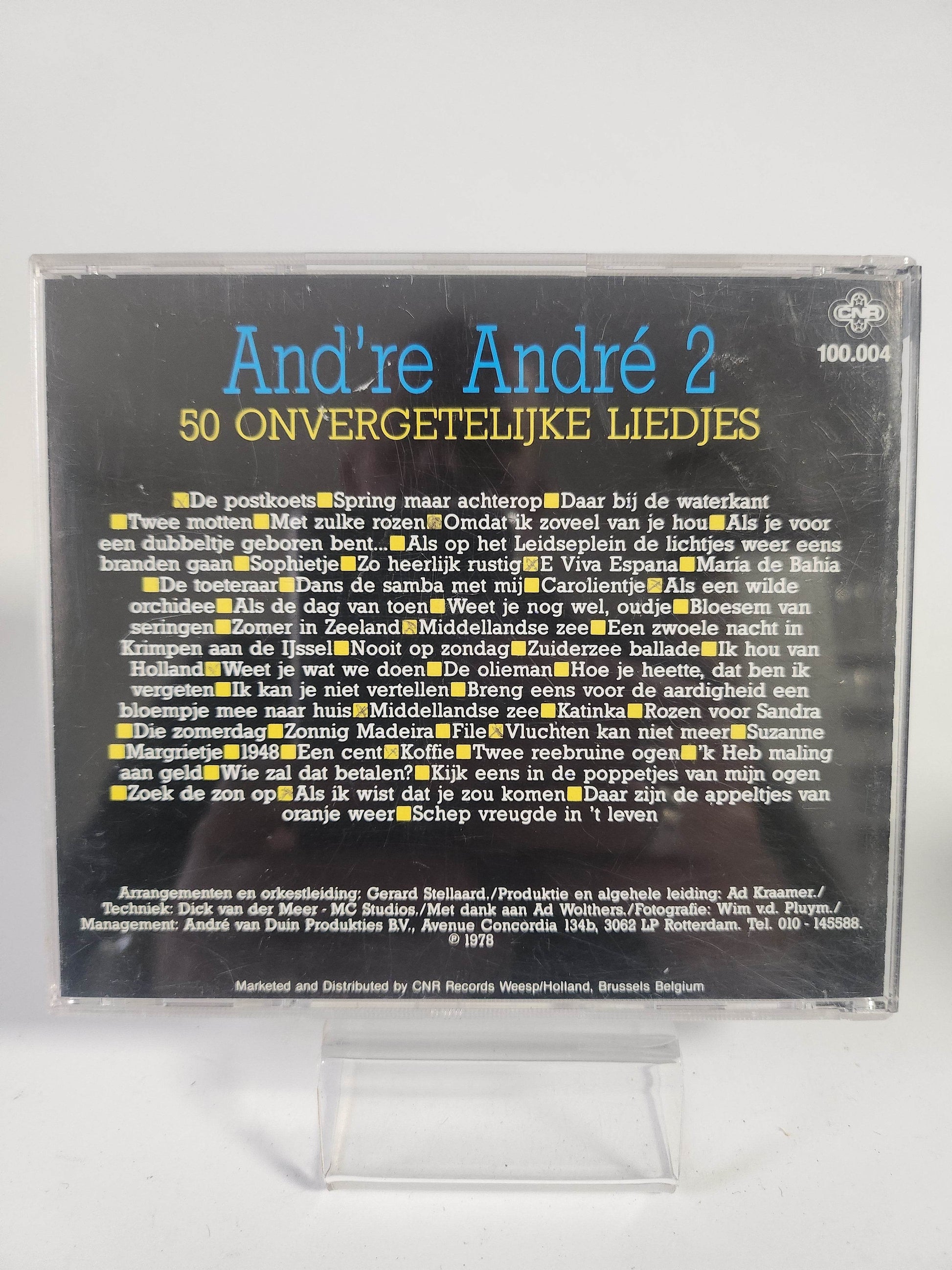 Andre van Duin 2: 50 Onvergetelijke Liedjes CD - Feniks Gameshop