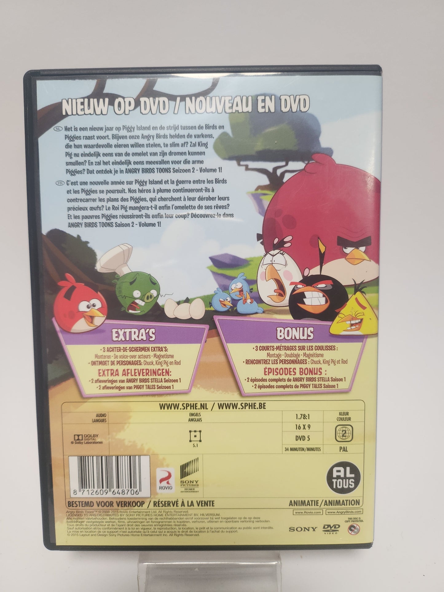 Angry Birds Toons Seizoen 2 Volume 1 DVD Kids - Dvd kids
