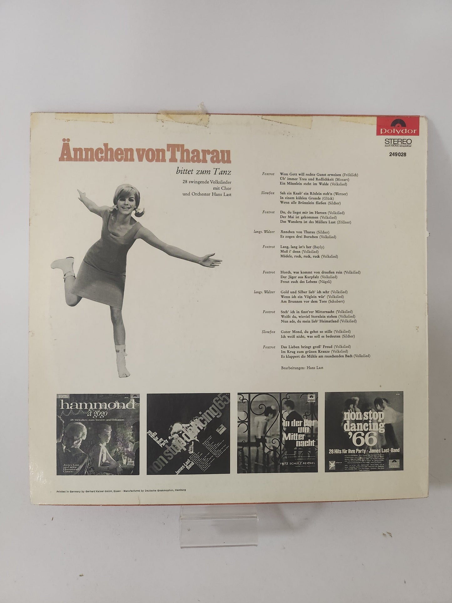 Annchen von Tharau Bittet zum Tanz LP Vinyl - Lp Vinyl