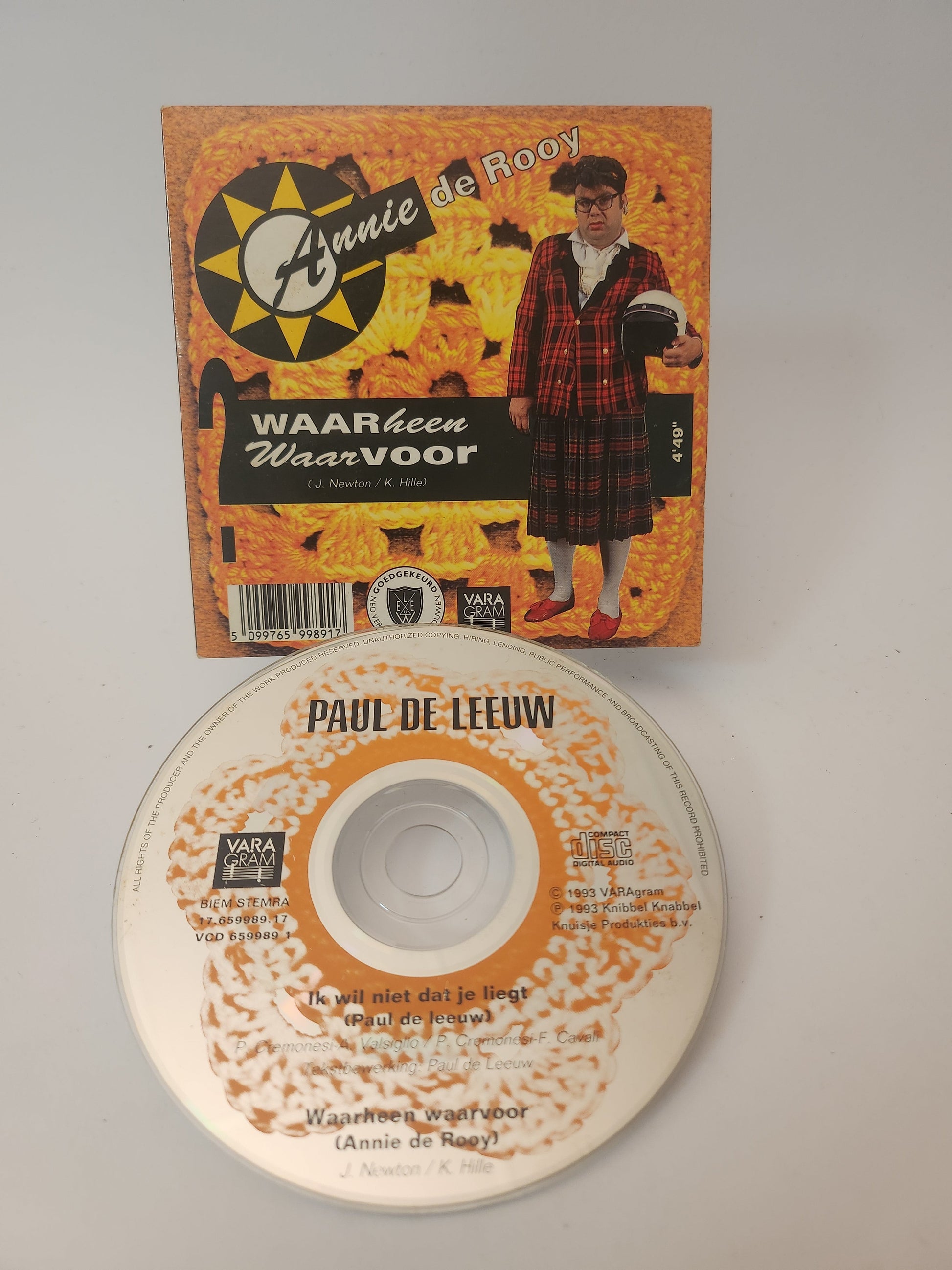 Annie de Rooy: Waarheen Waarvoor CD Single - CD Single