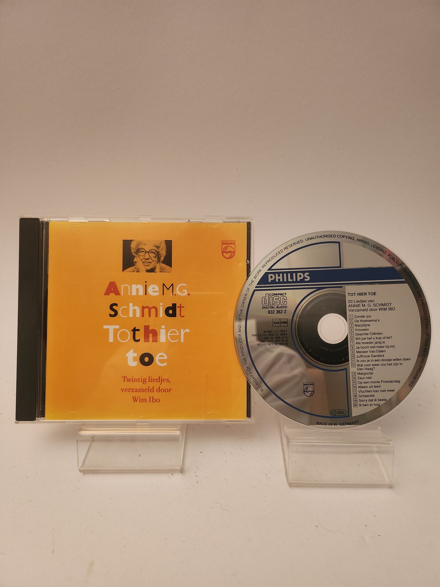 Annie MG Schmidt: Tot Hier Toe CD - Cd