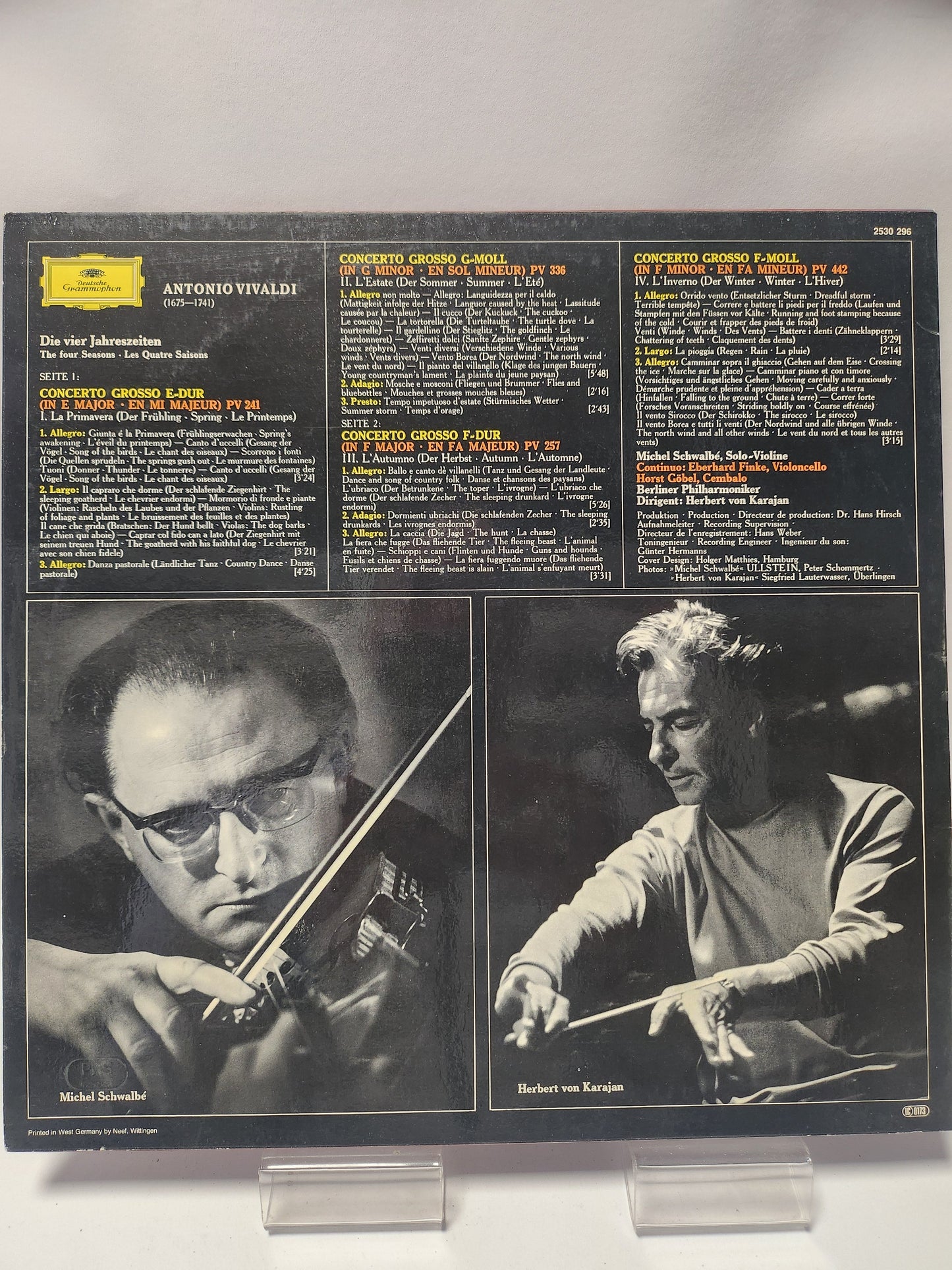 Antonio Vivaldi: the Four Seasons LP Vinyl - Lp Vinyl