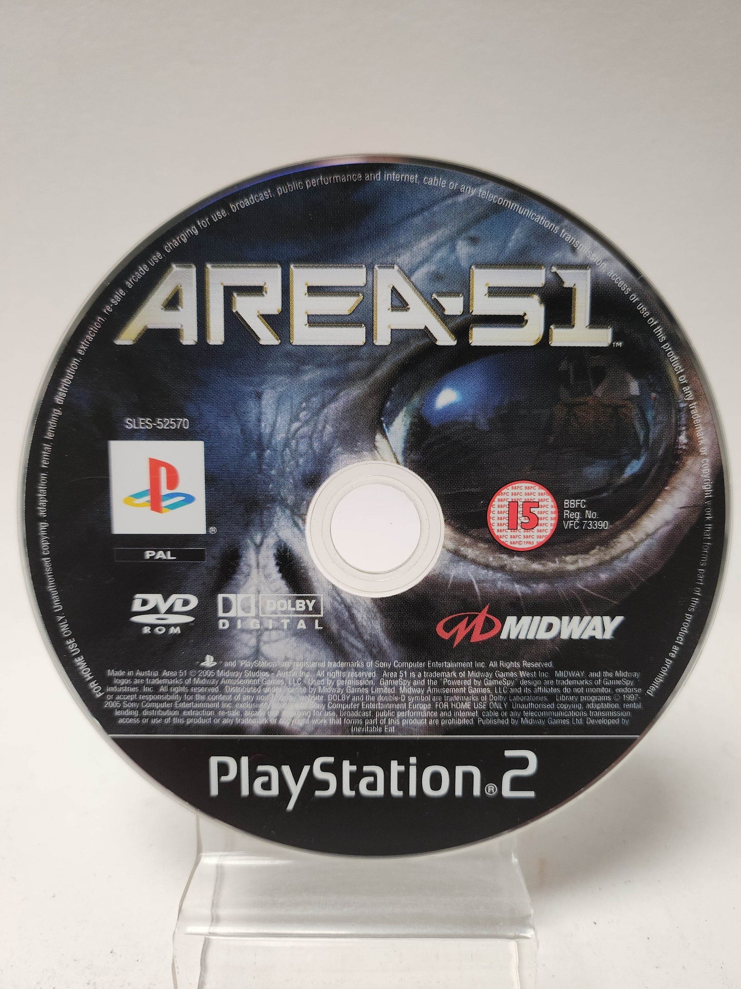 Area 51 (Disc Only) PlayStation 2 - Feniks Gameshop