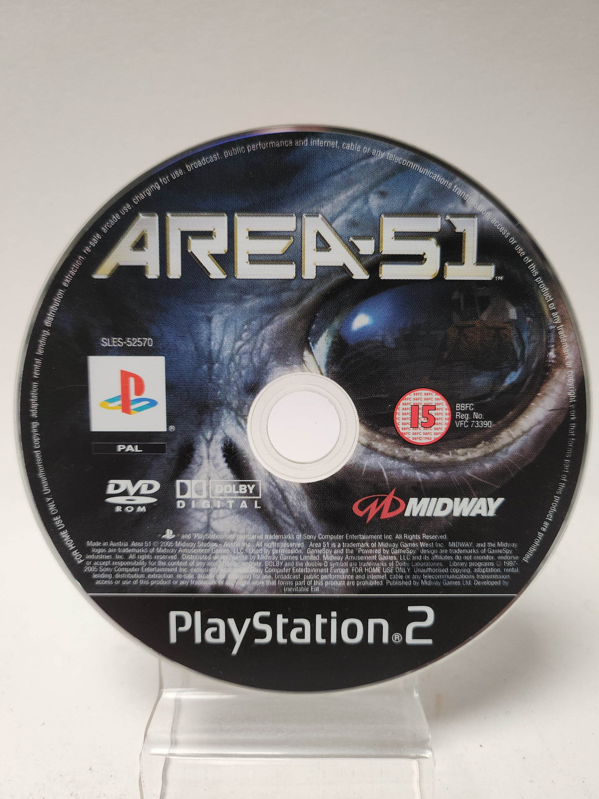 Area 51 (Disc Only) PlayStation 2 - Feniks Gameshop