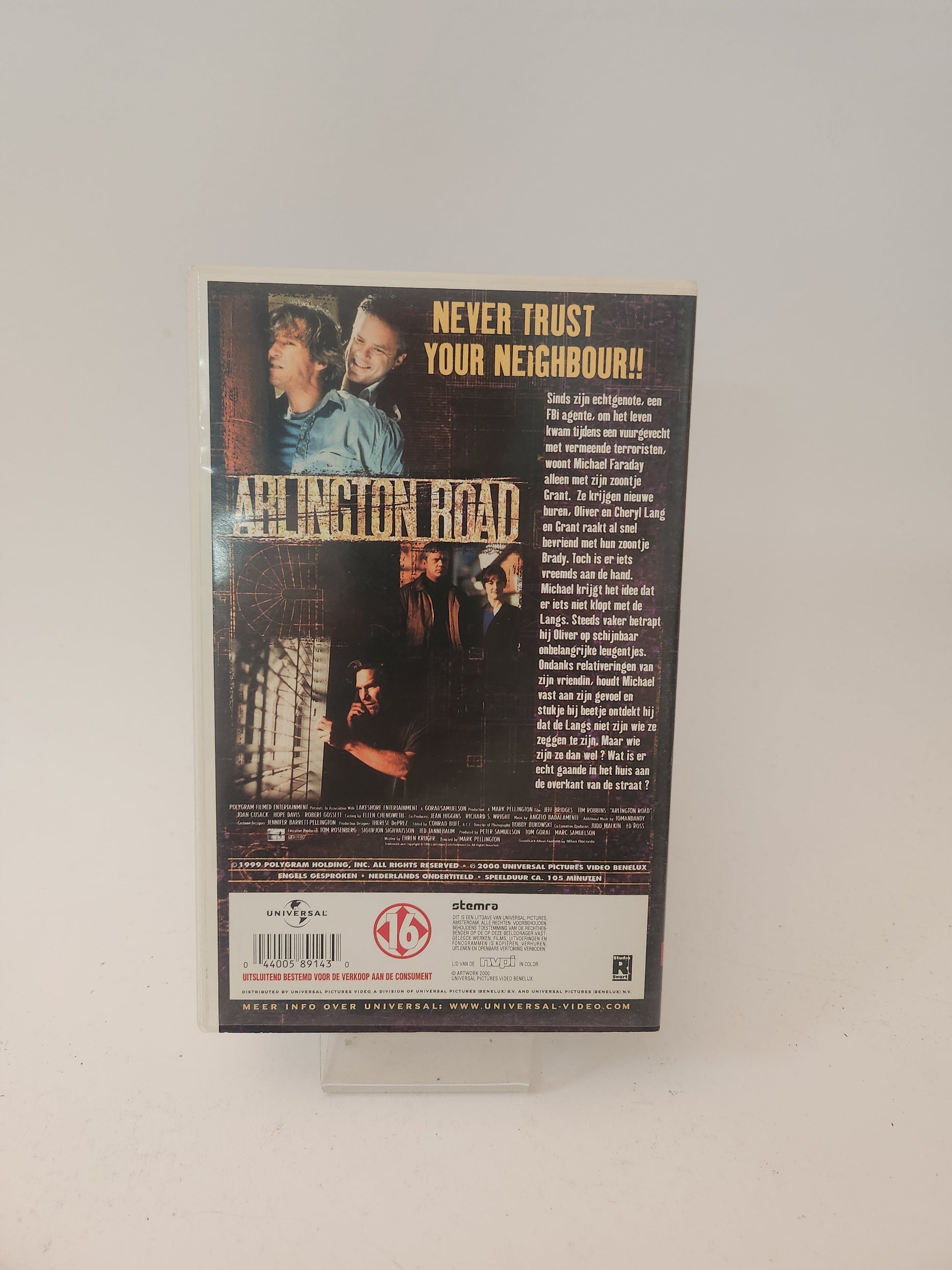 Arlington Road VHS - VHS Volwassenen