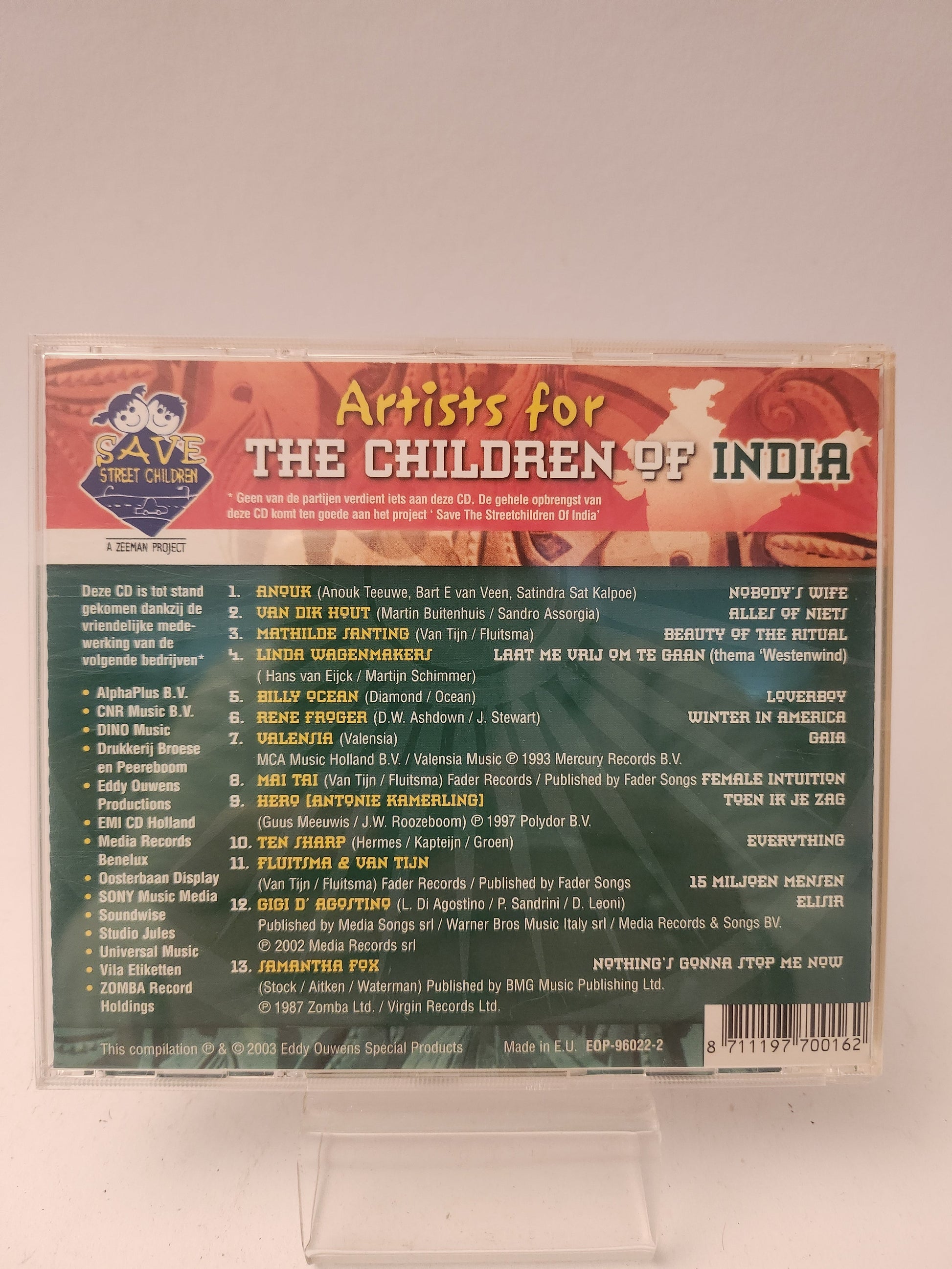 Artists for the Children of India CD - Cd